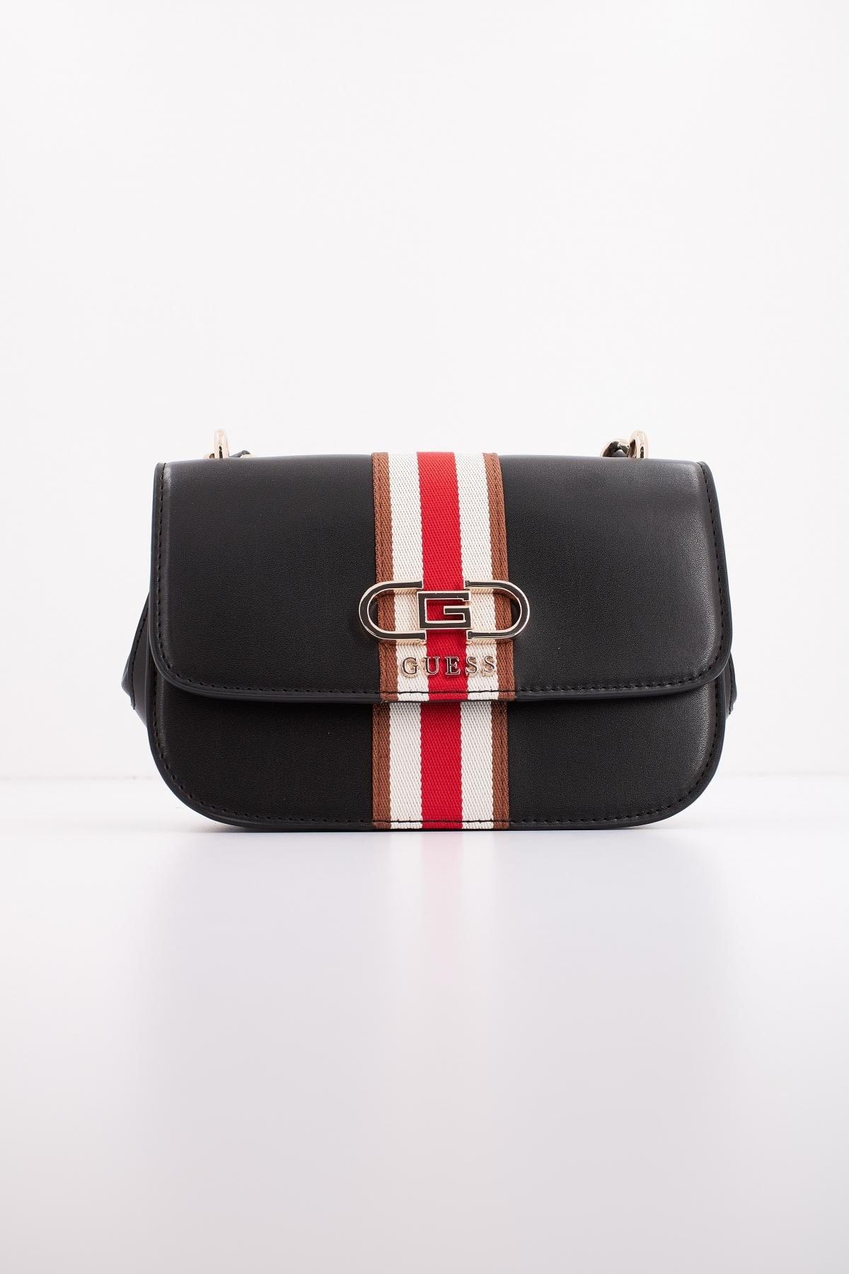 GUESS NELKA CROSSBODY FLAP en color NEGRO (1)
