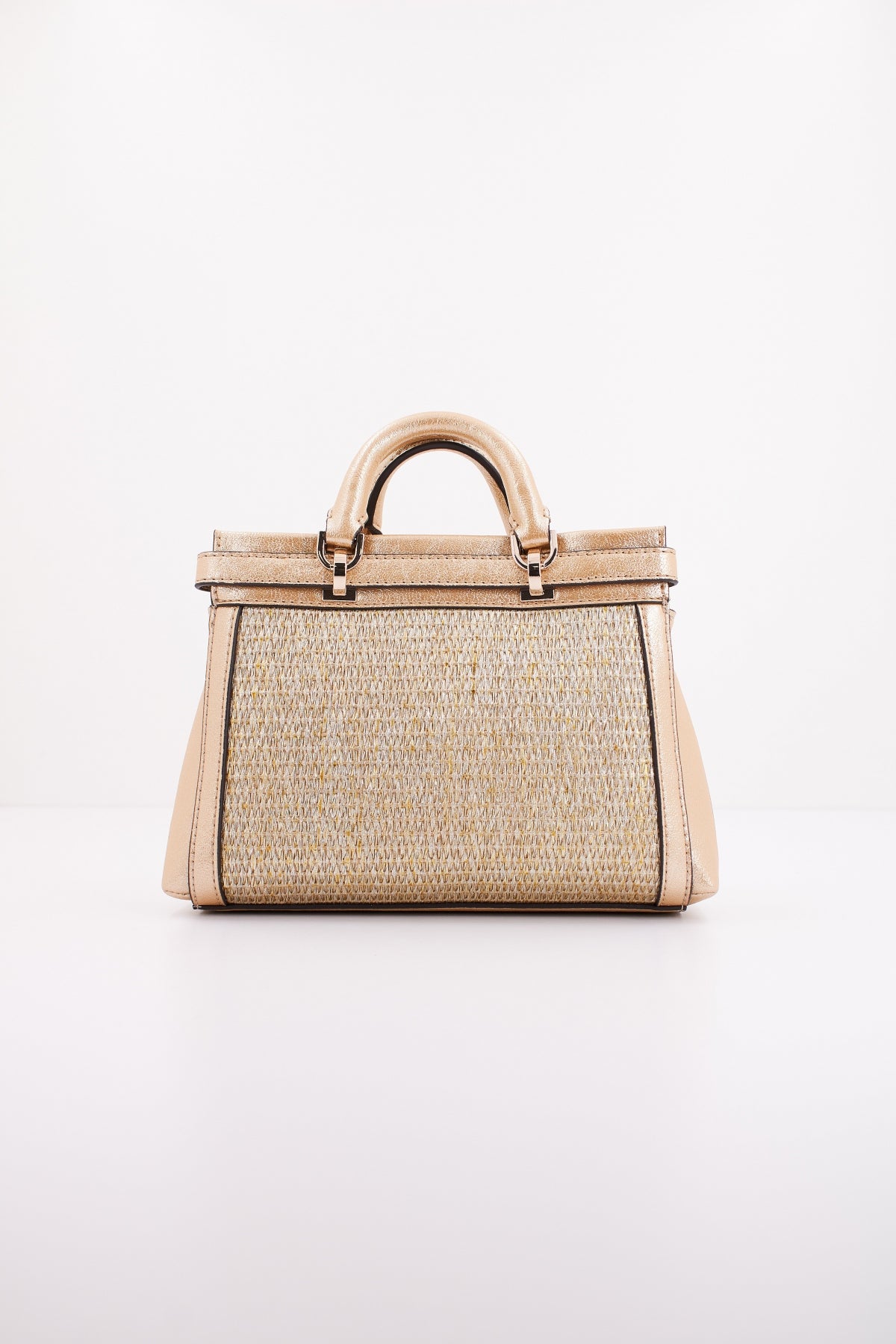 GUESS SESTRI MINI SATCHEL en color ORO (2)