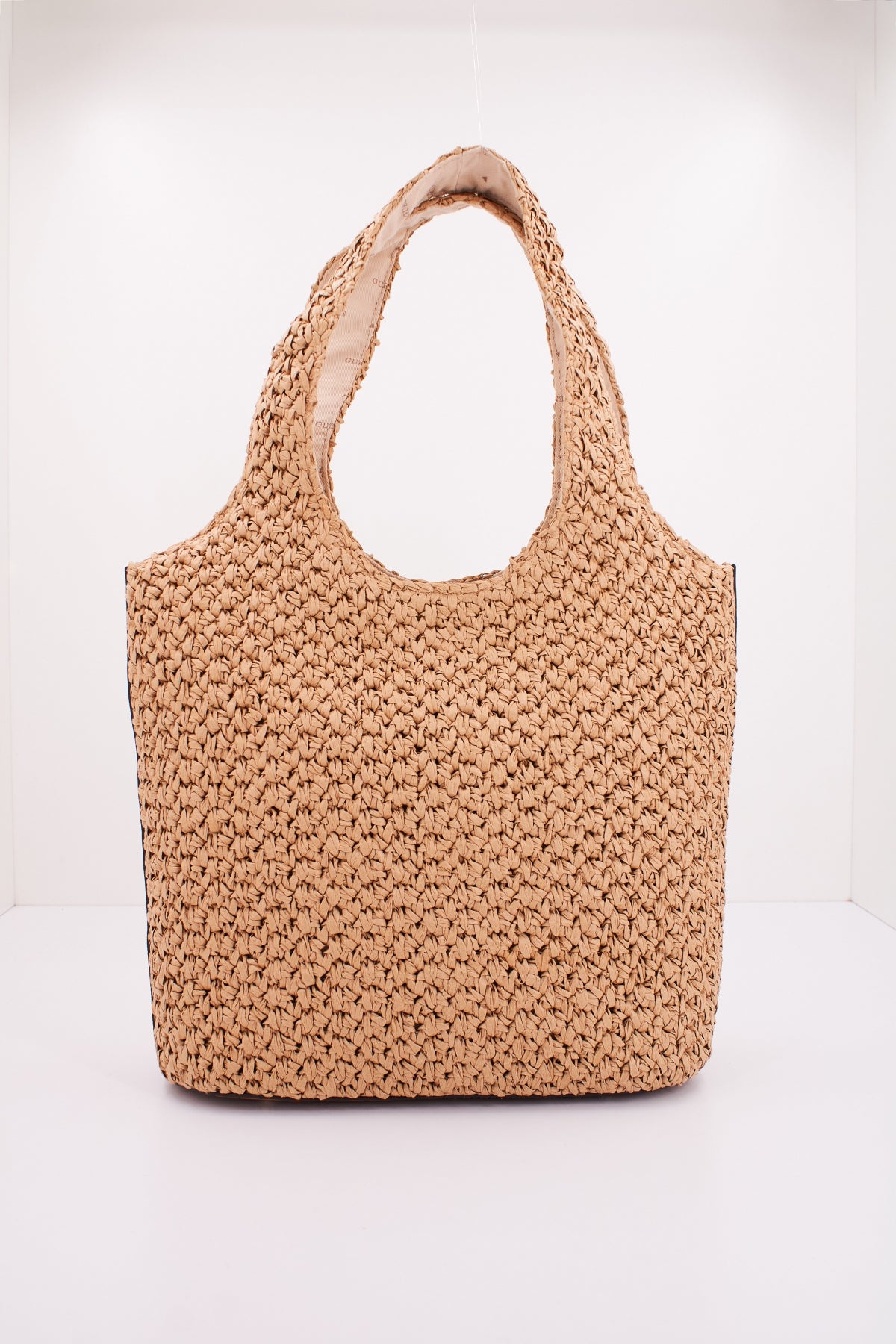 GUESS SIRIA SMALL TOTE en color MARRON CLARO (3)