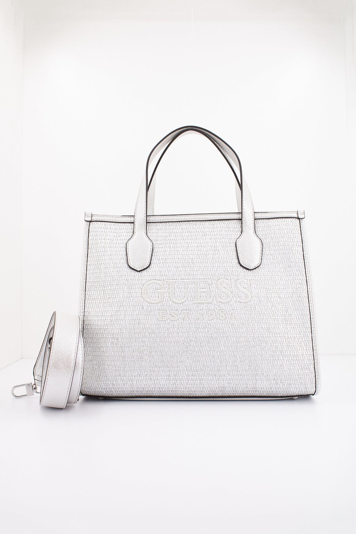 GUESS SILVANA COMPARTMENT en color PLATA (1)