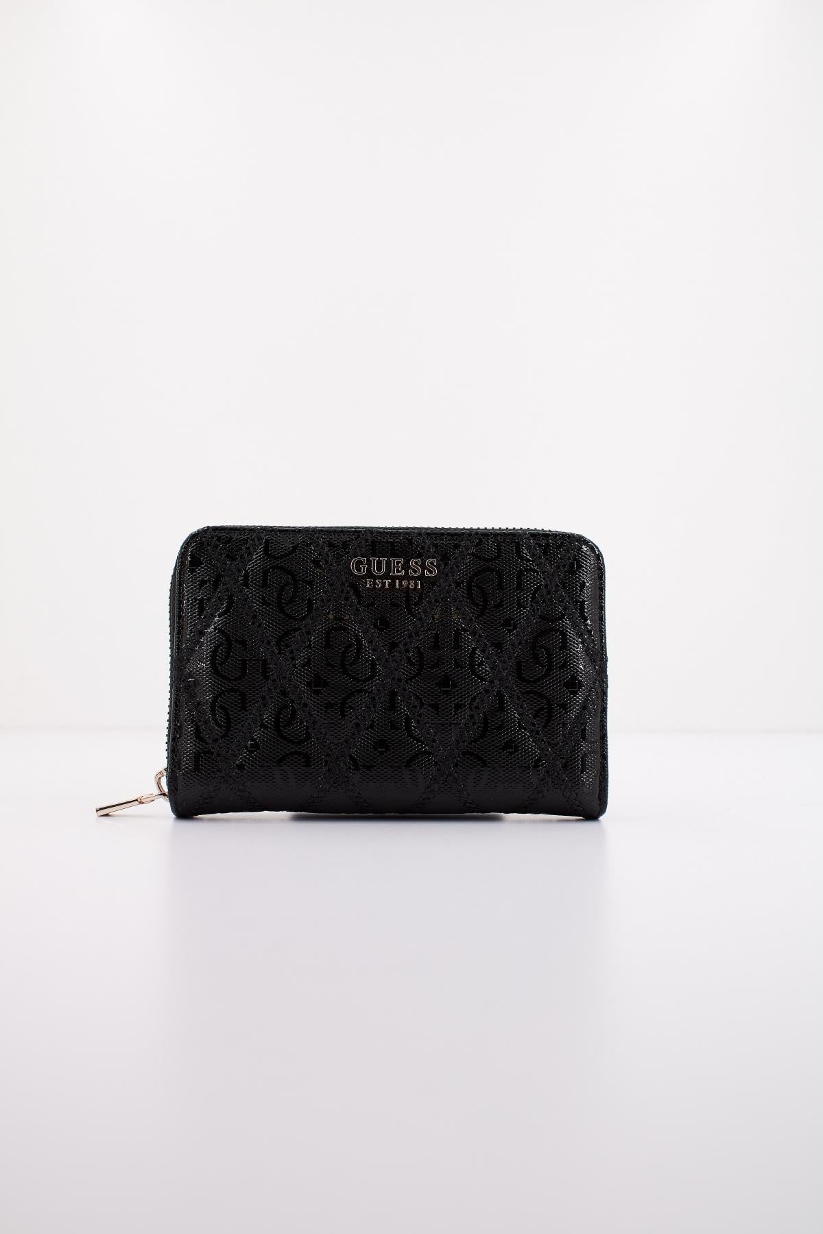 GUESS ADI SLG MEDIUM ZIP ARO en color NEGRO (1)
