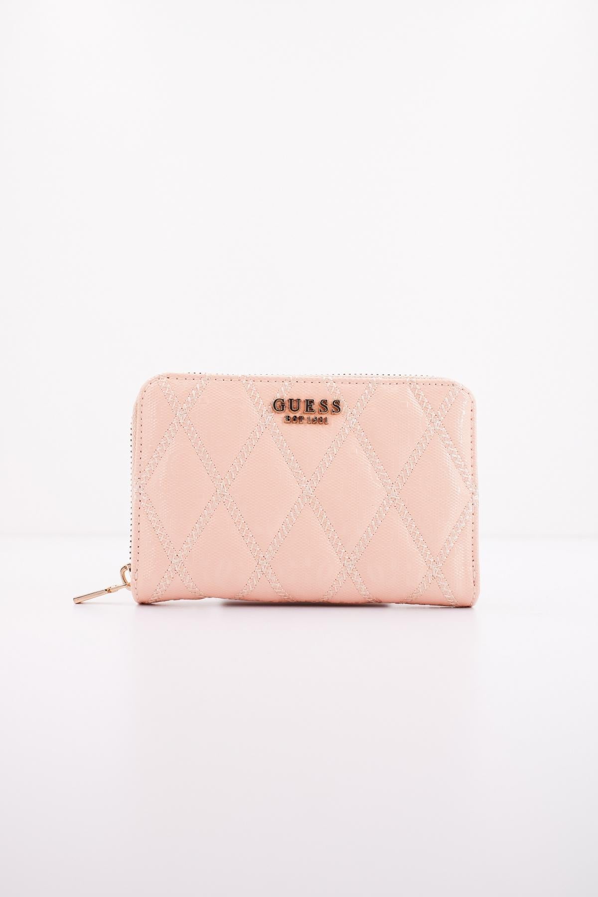 GUESS ADI SLG MEDIUM ZIP ARO en color ROSA (1)
