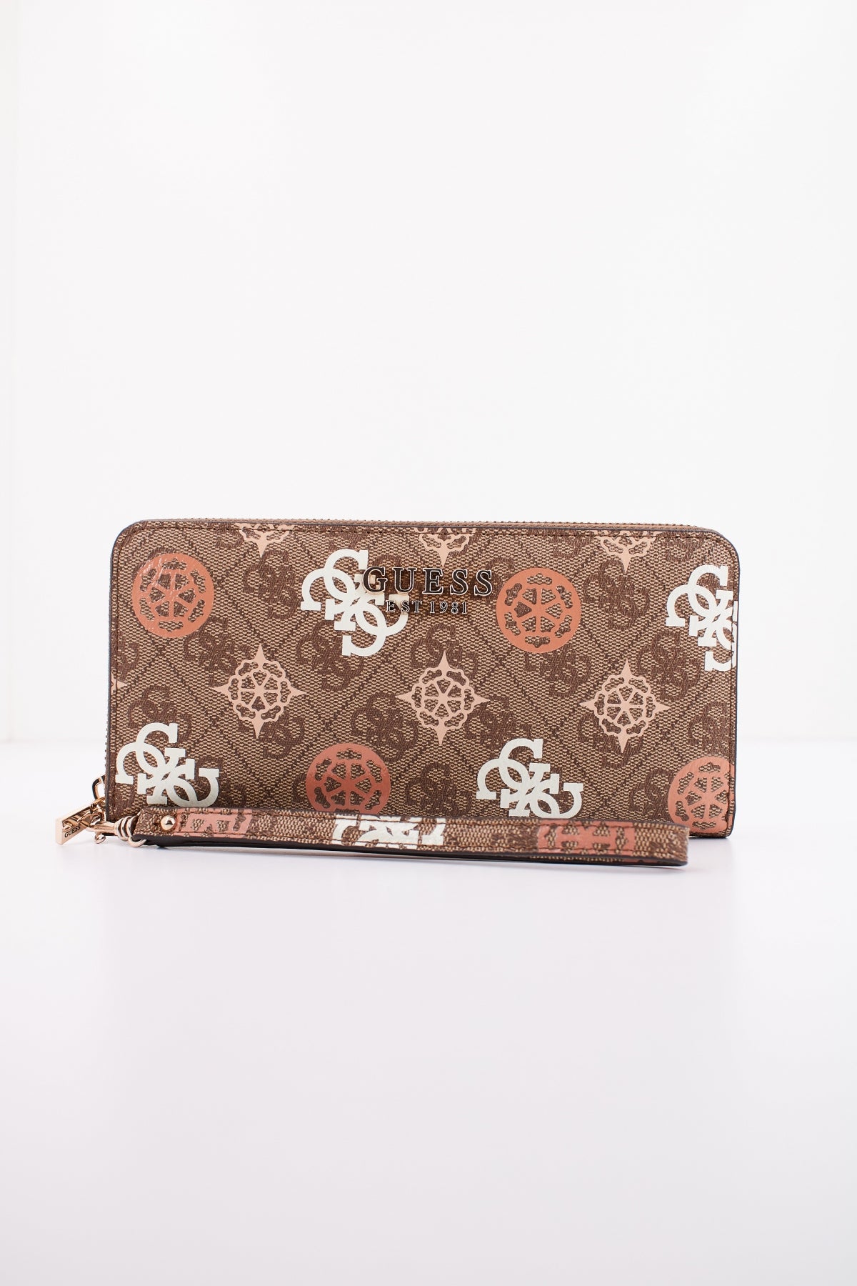 GUESS ELIETTE LOGO GRLFRND S en color MARRON CLARO (1)