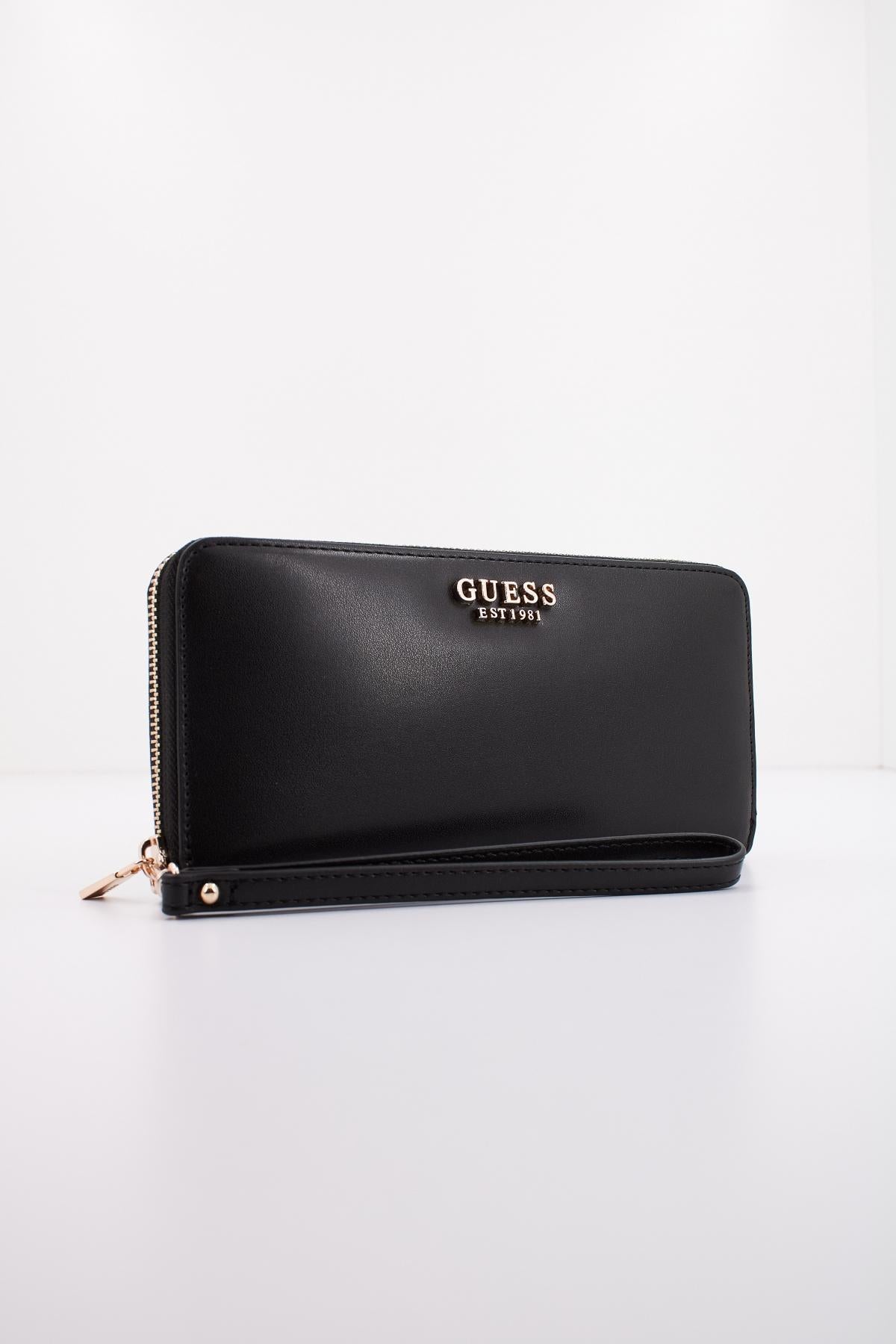 GUESS LAUREL SLG LARGE ZIP A en color NEGRO (2)