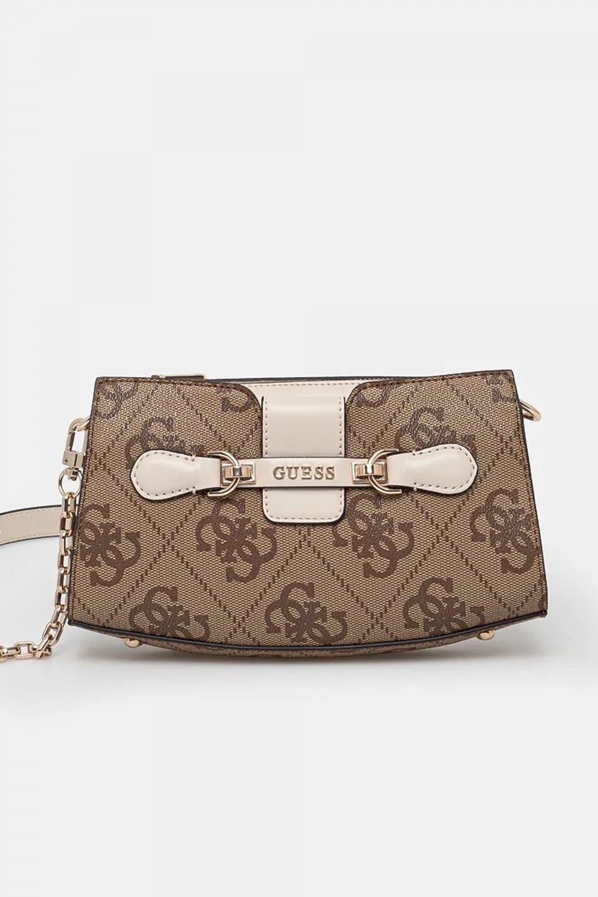 GUESS LATTE LOGO/BONE en color MARRON CLARO (1)