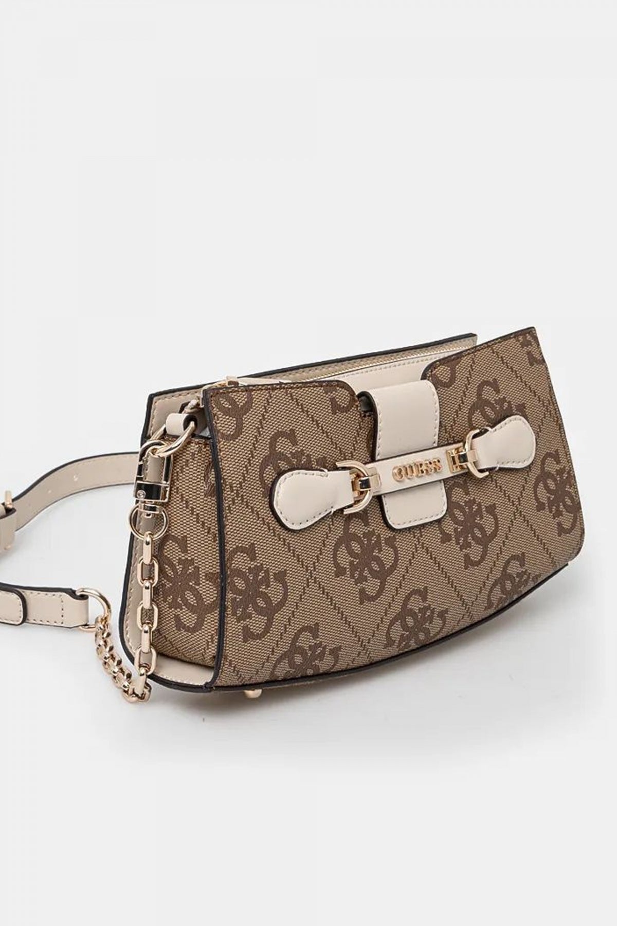 GUESS LATTE LOGO/BONE en color MARRON CLARO (2)