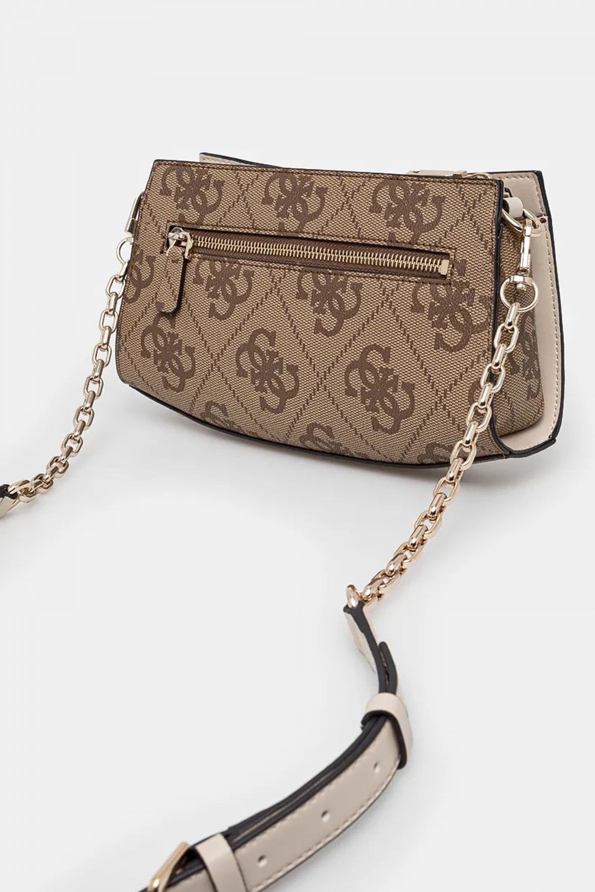 GUESS LATTE LOGO/BONE en color MARRON CLARO (3)