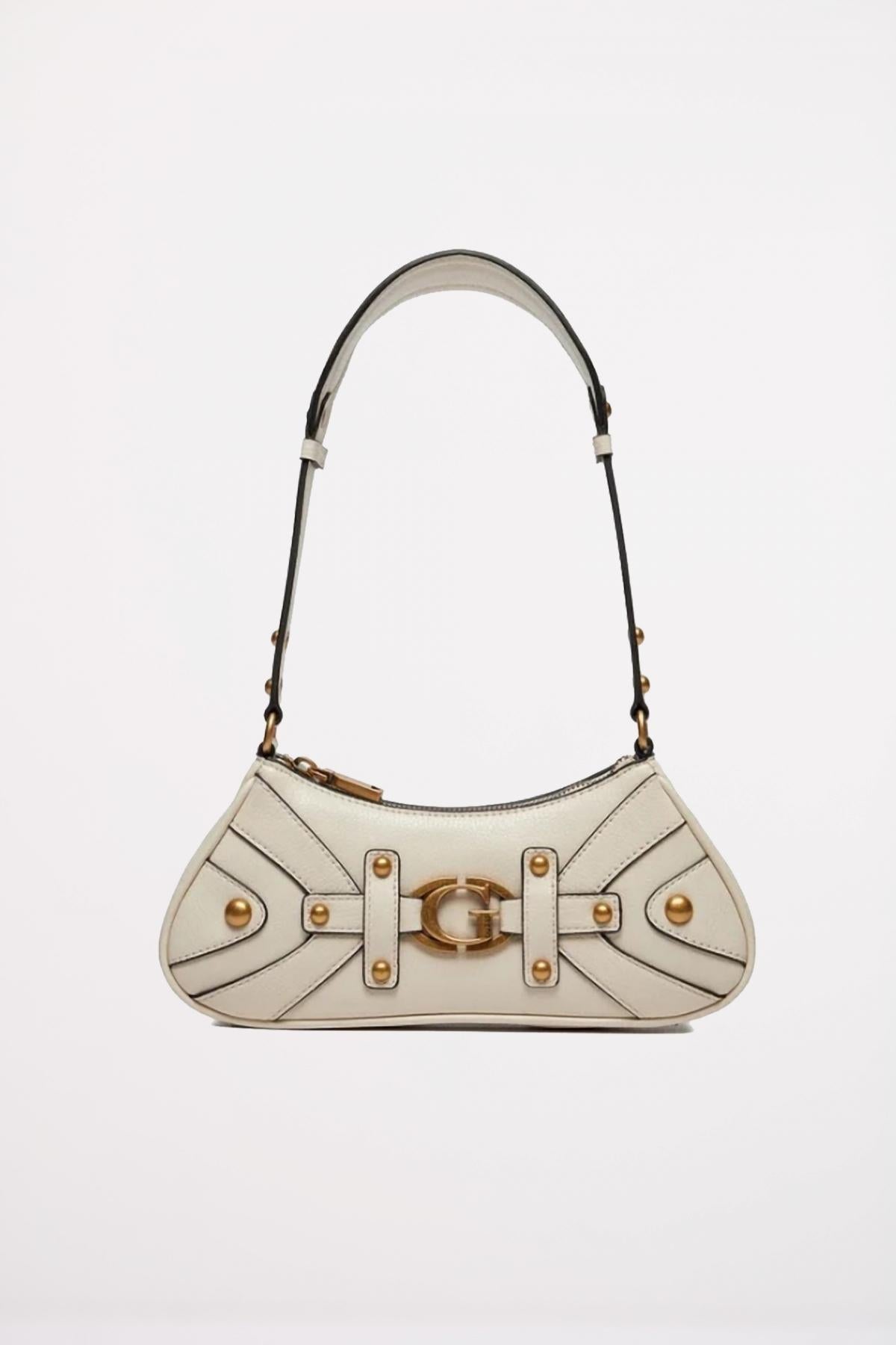 GUESS MINTHA MINI TOPZIP SH en color BEIS (1)