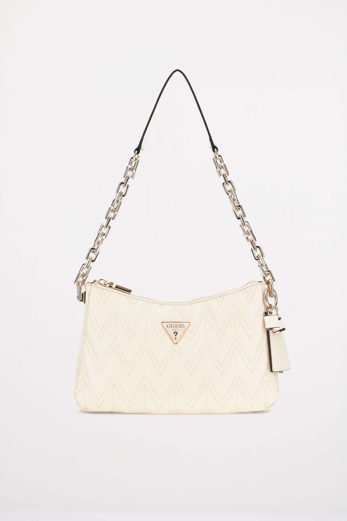 GUESS ADELARD TOP ZIPSHOULD en color BLANCO (1)