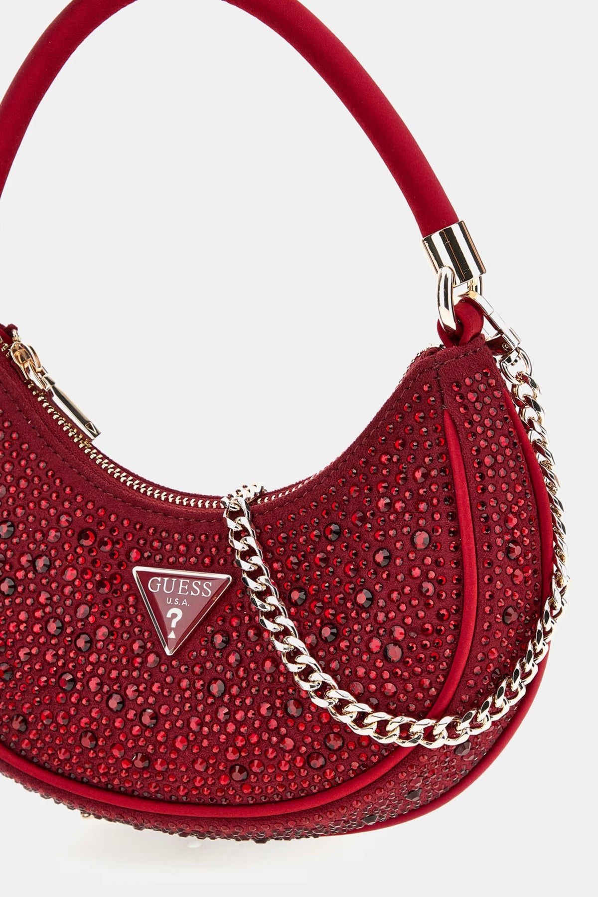 GUESS ZALINA SMALL HOBO en color ROJO (3)