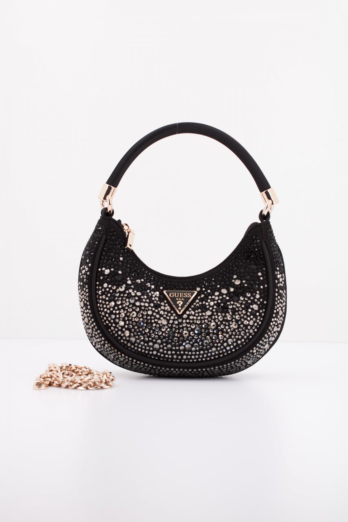 GUESS ZALINA SMALLHOBO en color NEGRO (1)