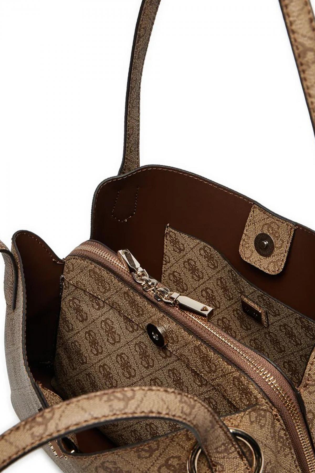 GUESS SORA GIRL FRIEND CARRYA en color MARRON (4)