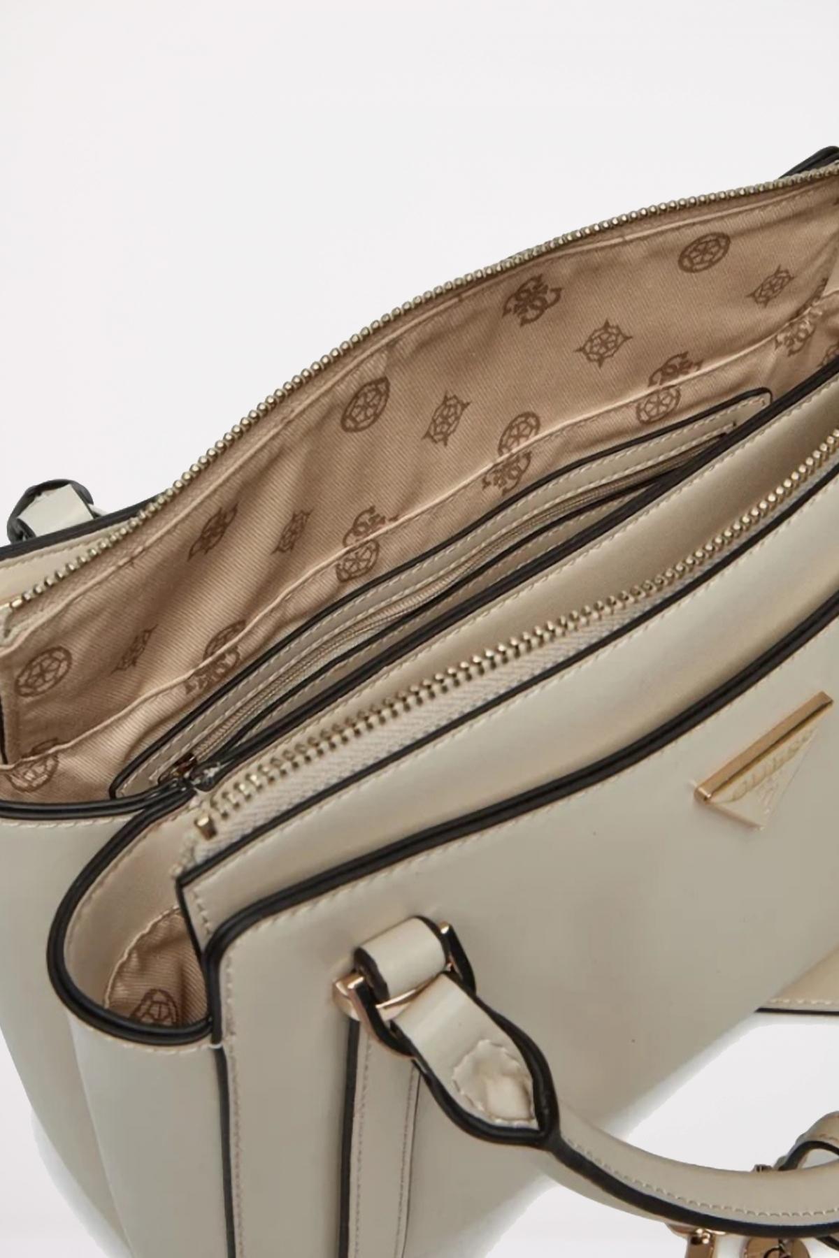 GUESS DARYNA COMPSATCHEL en color BEIS (4)