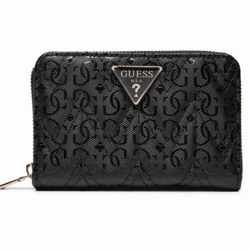 GUESS ADELARD SLGMEDIUM ZIP en color NEGRO (4)