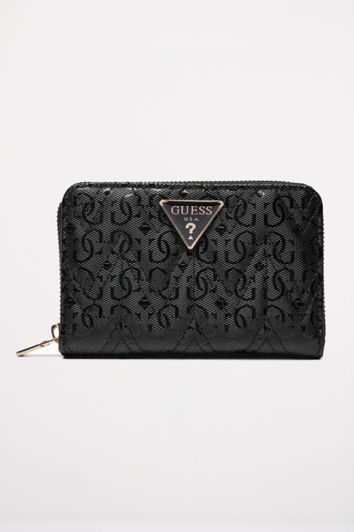 GUESS ADELARD SLGMEDIUM ZIP en color NEGRO (1)