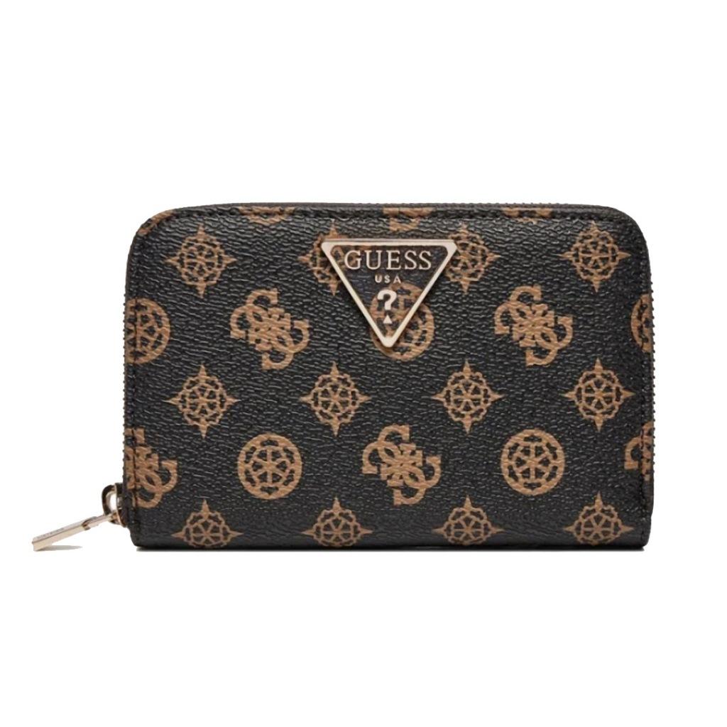 GUESS LAUREL SLGMEDIUM ZIP en color NEGRO (4)