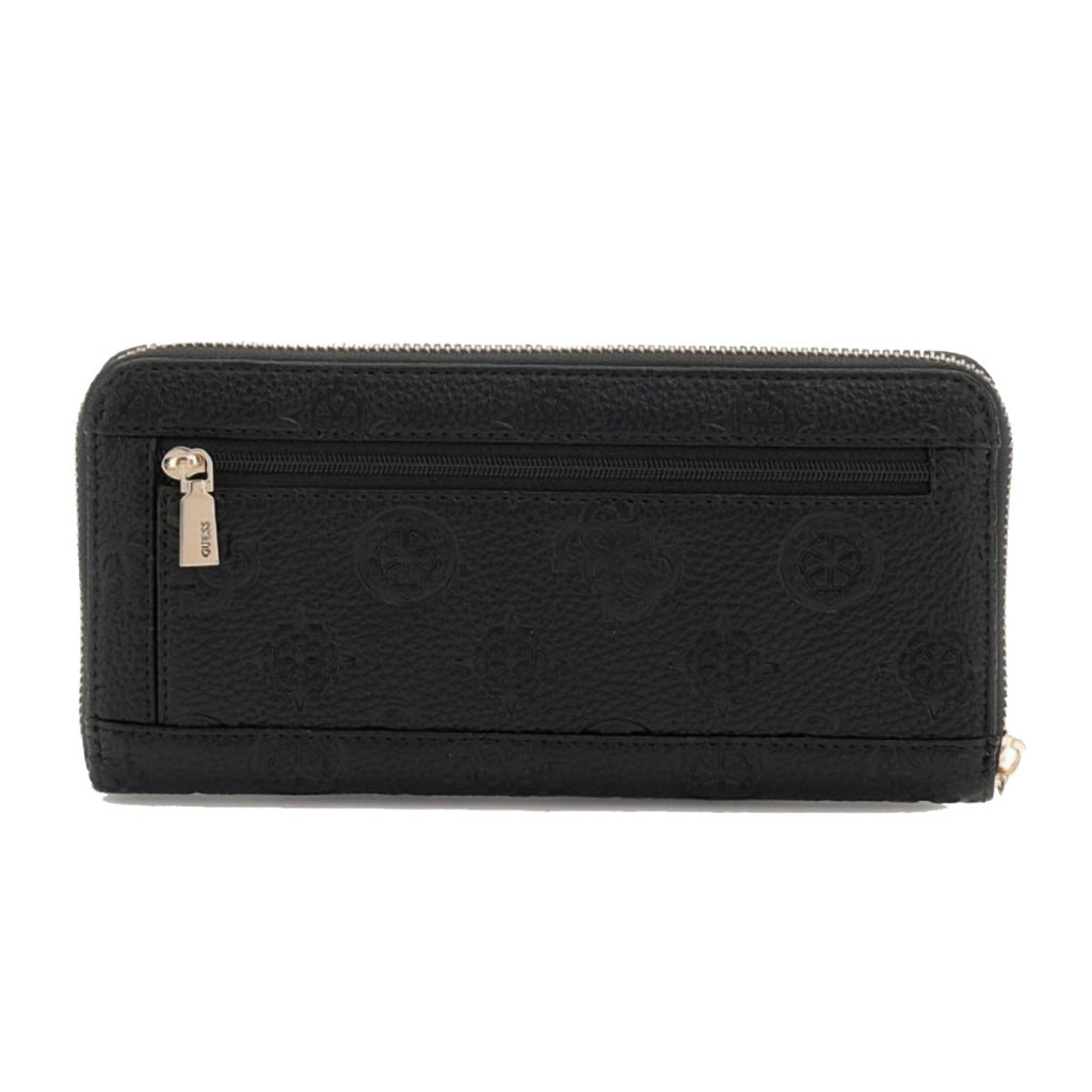 GUESS CRESIDIA SLGLARGE ZIP en color NEGRO (5)