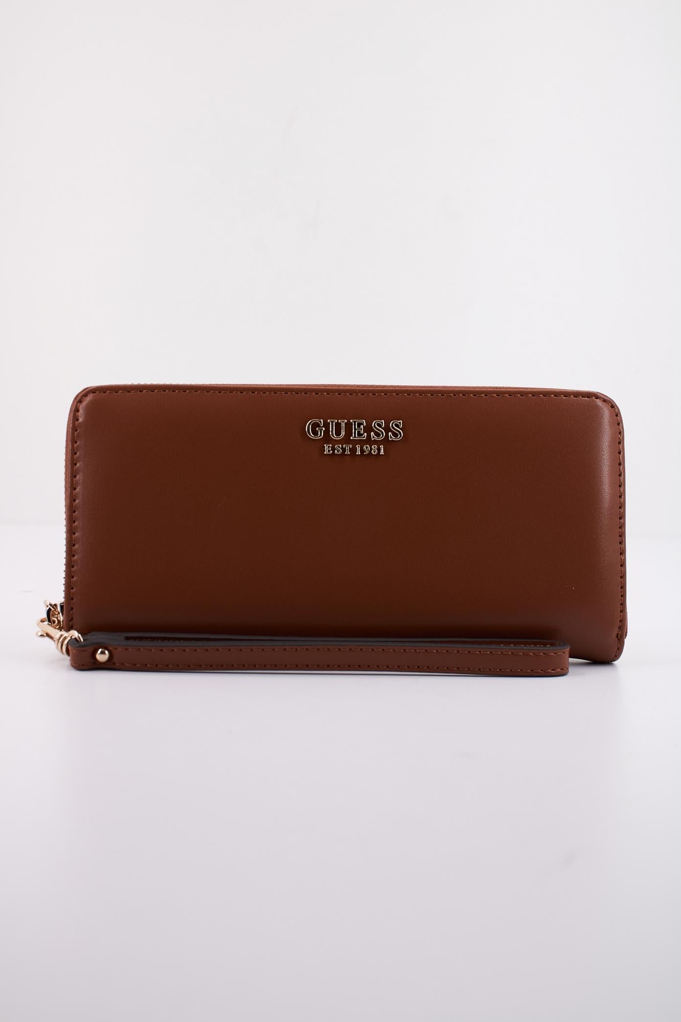 GUESS LAUREL SLGMEDIUM ZIP en color MARRON (1)