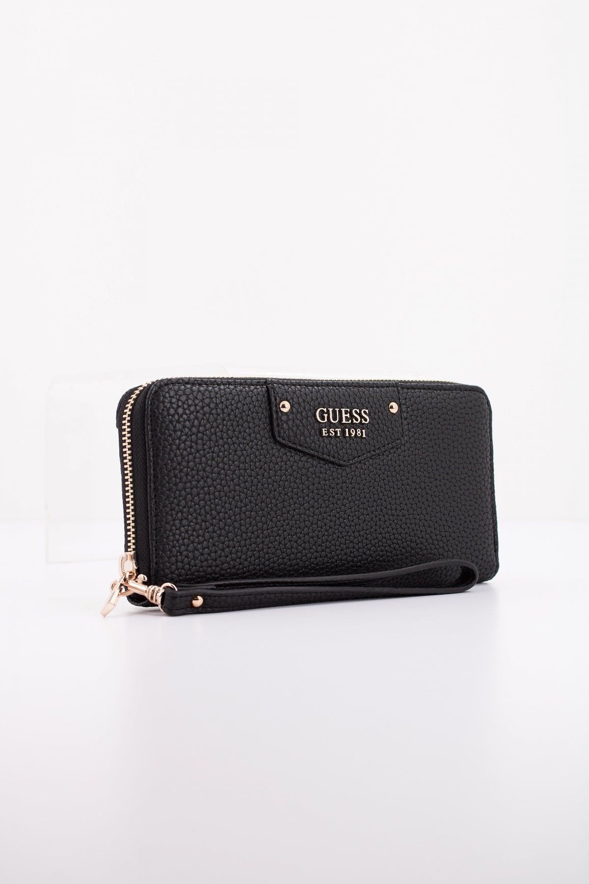 GUESS ECO BRENTONSLG LRG ZI en color NEGRO (2)