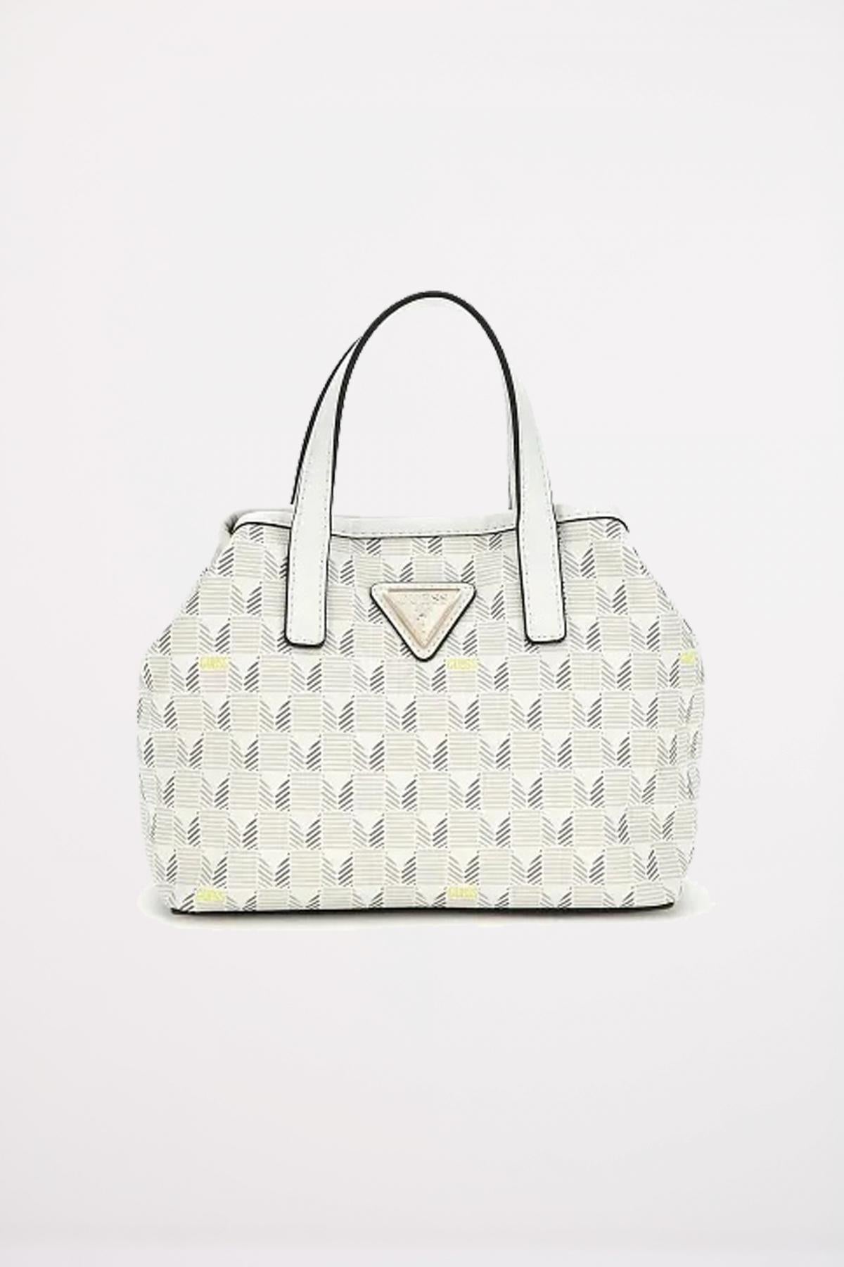 GUESS G WAVE MINI TOTE en color BLANCO (1)