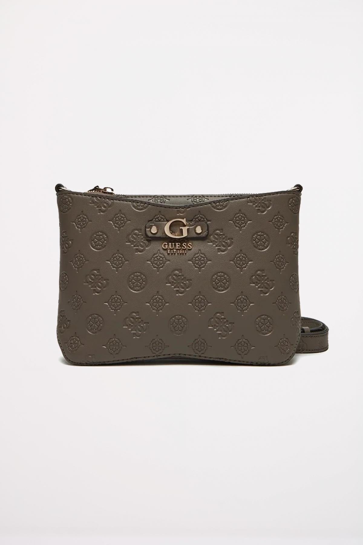 GUESS GERTY CROSSBODY en color MARRON (1)