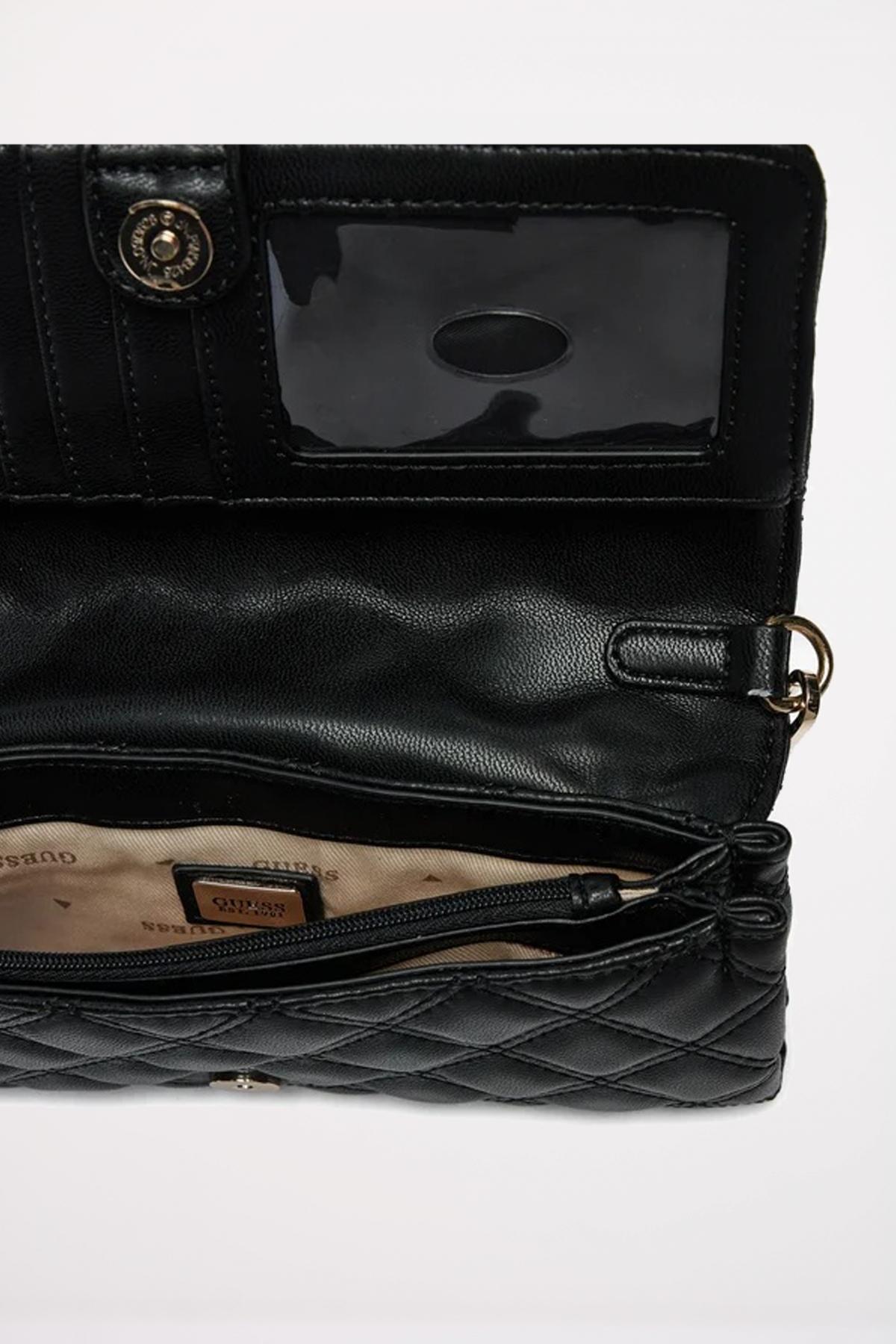 GUESS GIULLY XBODY FLA en color NEGRO (3)