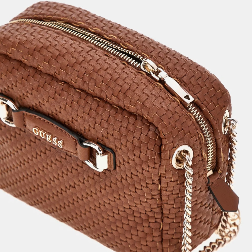GUESS BOLSO FRANCY CAMERA CR en color MARRON (6)