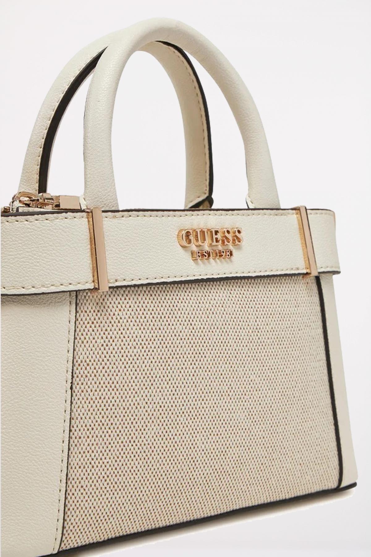 GUESS ANADELA MINI SATCHEL en color BLANCO (2)
