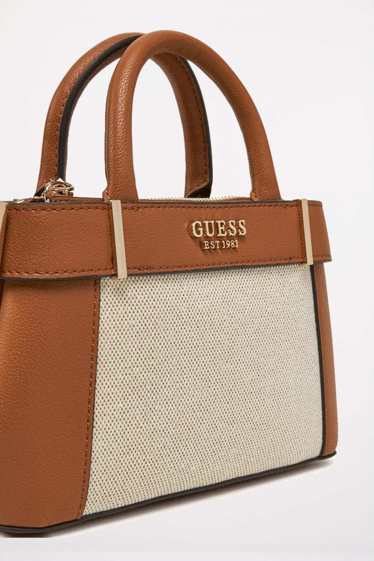 GUESS ANADELA MINI SATCHEL en color MARRON (2)