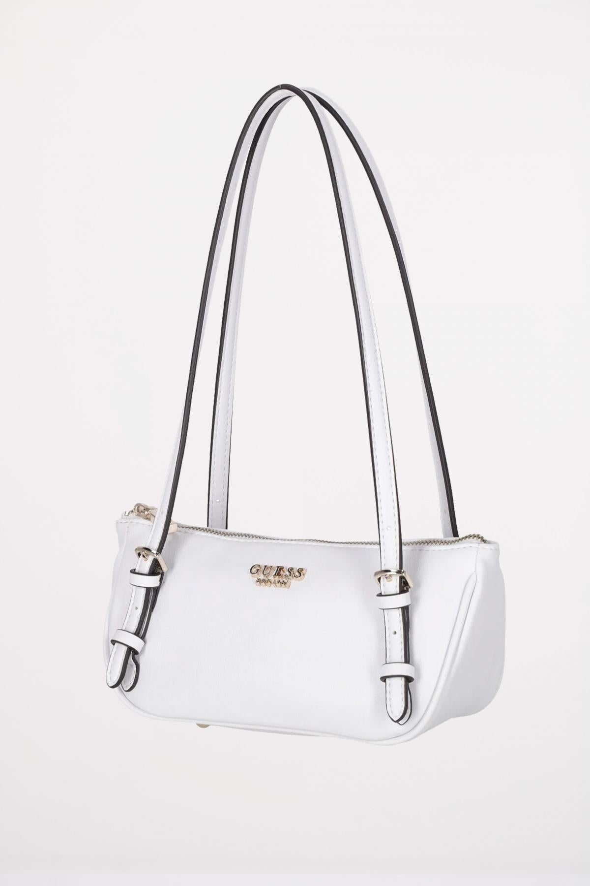 GUESS CERELIA MINI SHOULDER en color BLANCO (2)