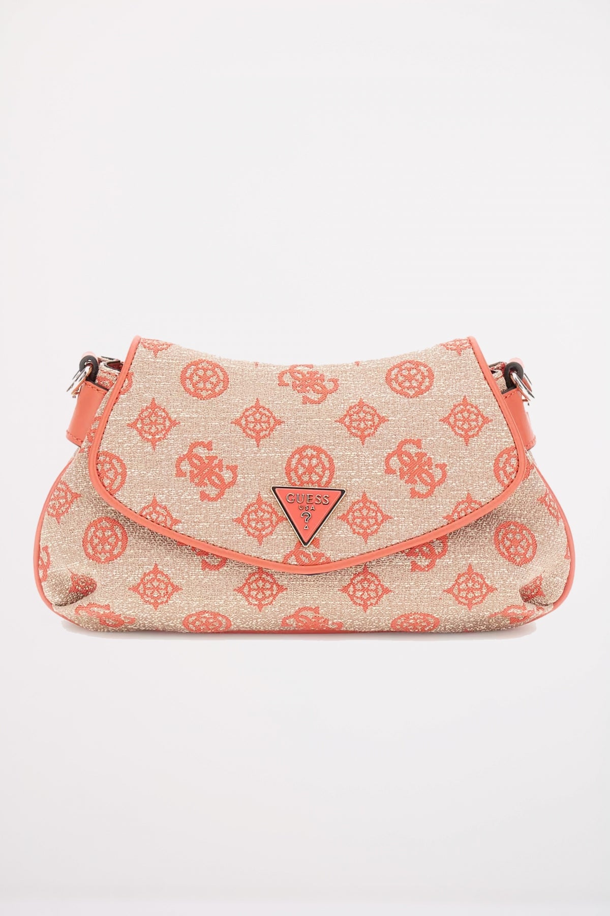 GUESS BEYZA FLAP SHOULDER en color NARANJA (1)