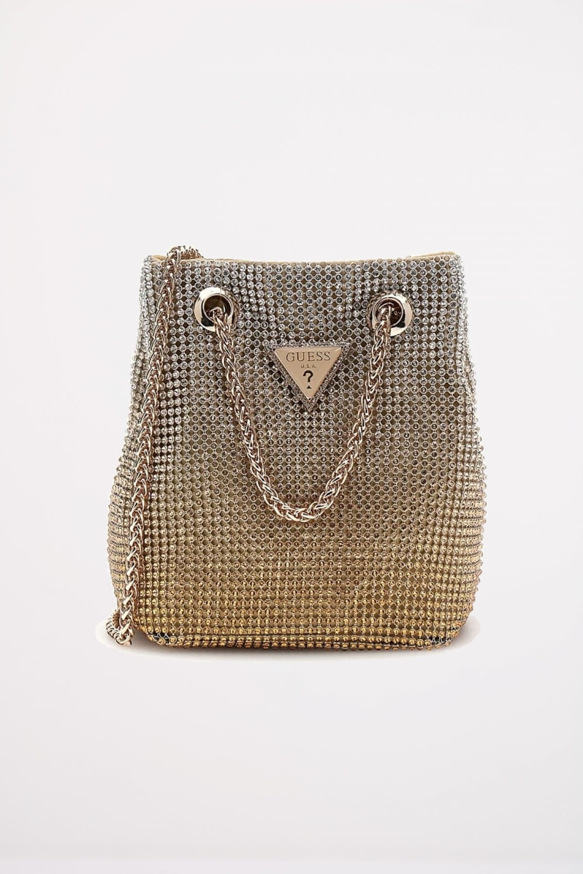 GUESS ZALINA POUCH en color ORO (1)