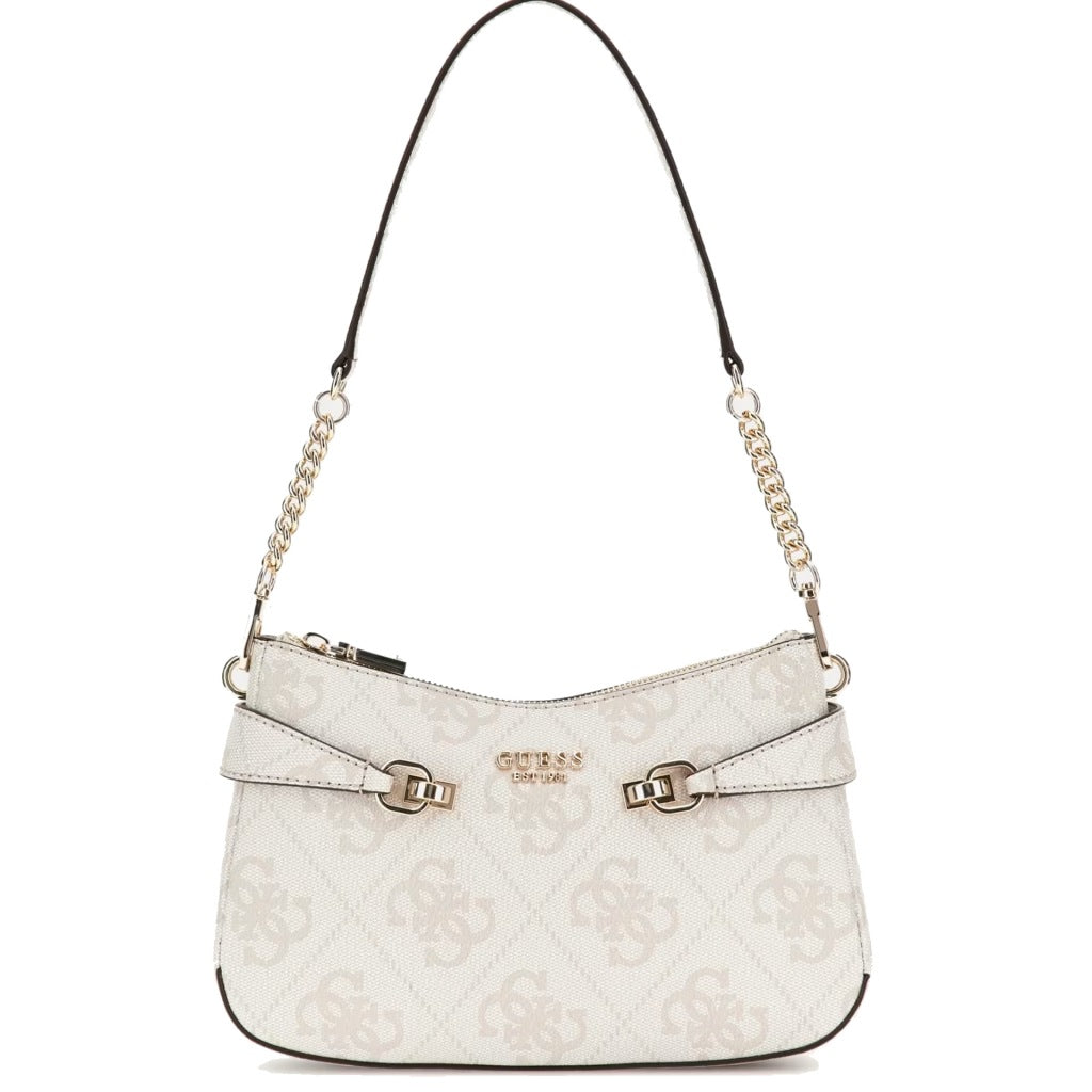 GUESS LORELEI TOP ZIP SHOULD en color BLANCO (4)