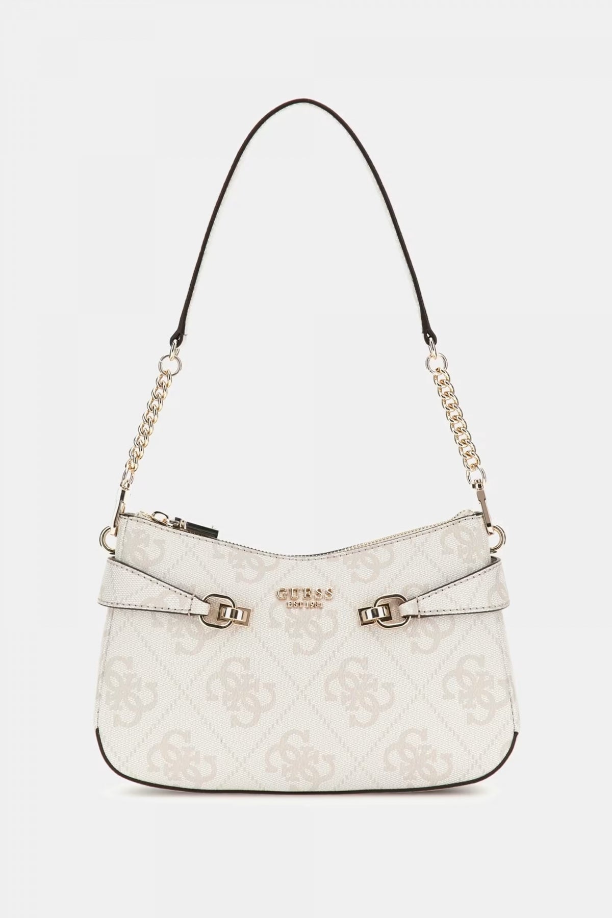 GUESS LORELEI TOP ZIP SHOULD en color BLANCO (1)