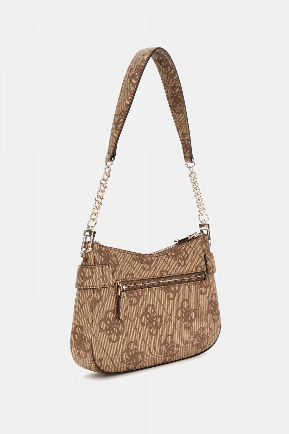 GUESS LORELEI TOP ZIP SHOULD en color MARRON CLARO (2)