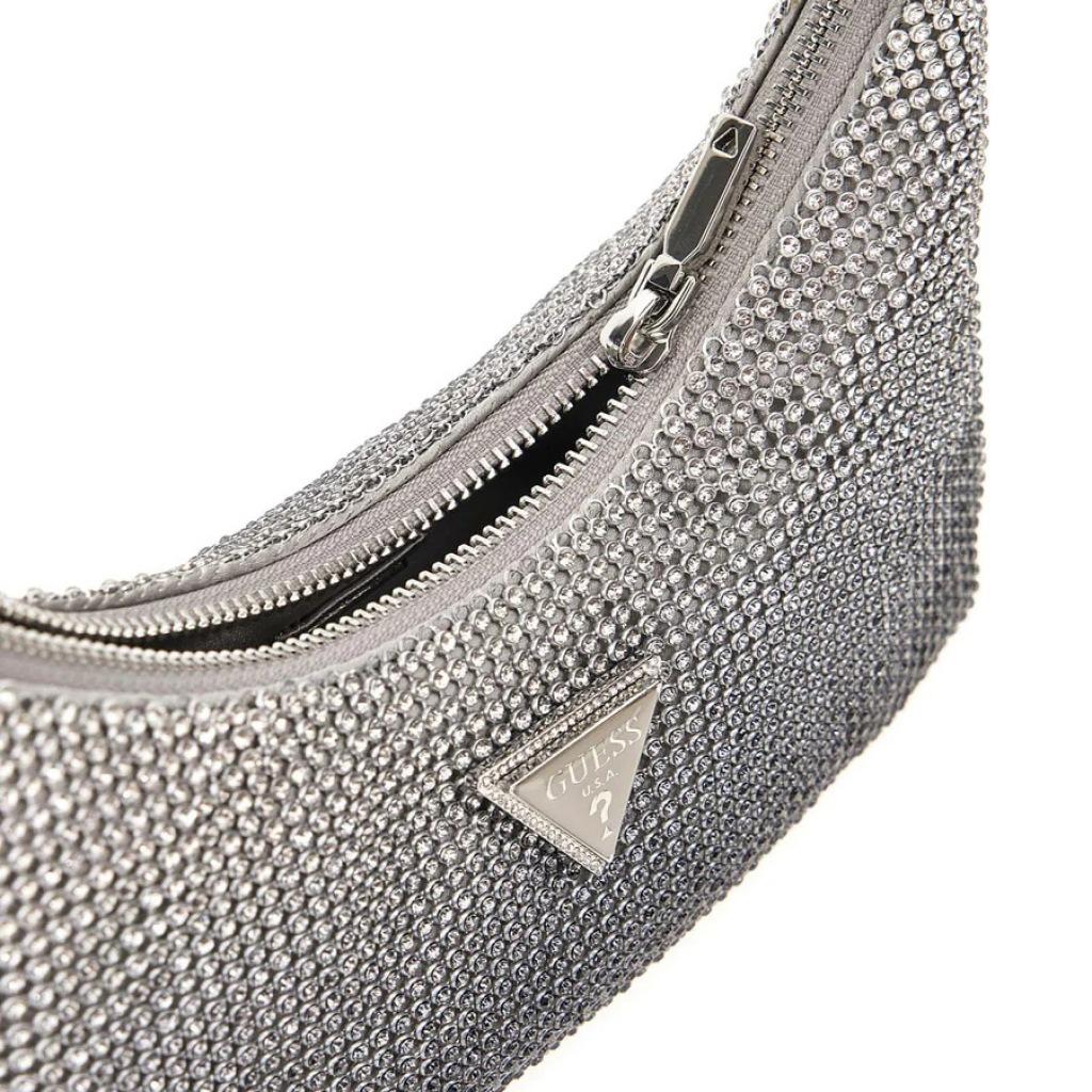 GUESS ZALINA MINI TOP ZIP en color PLATA (5)