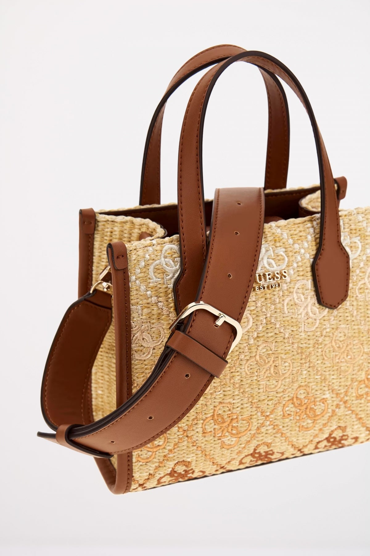 GUESS SILVANA COMP MINI T en color MARRON (4)