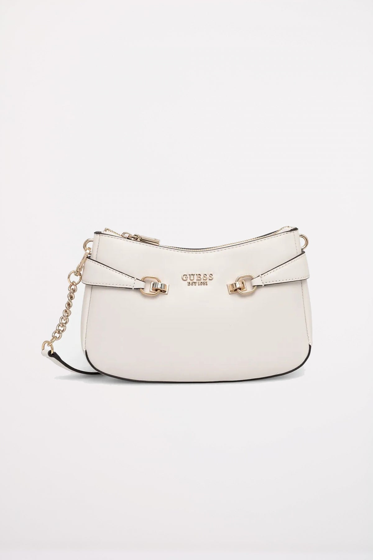 GUESS LORELEI TOP ZIP SHOULD en color BLANCO (1)
