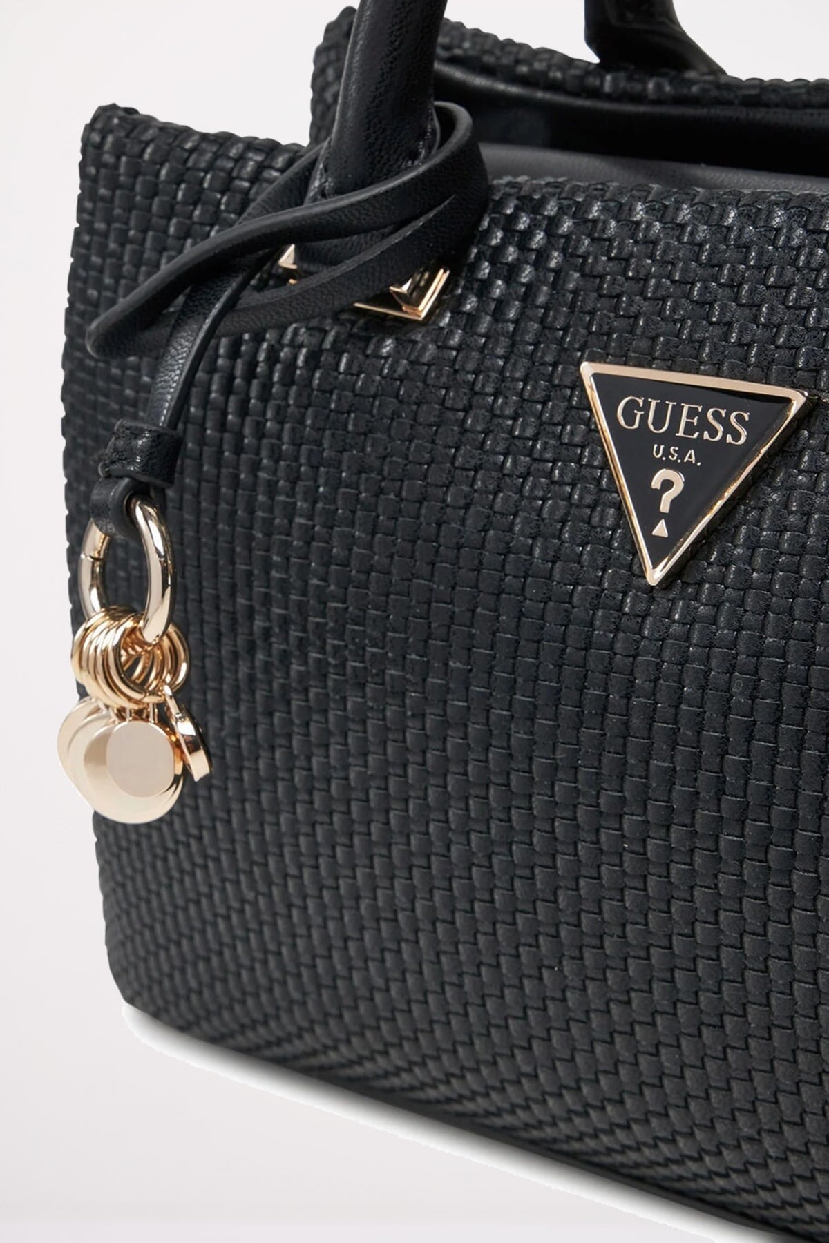 GUESS PHAEDRA SMALL SATCHEL en color NEGRO (3)