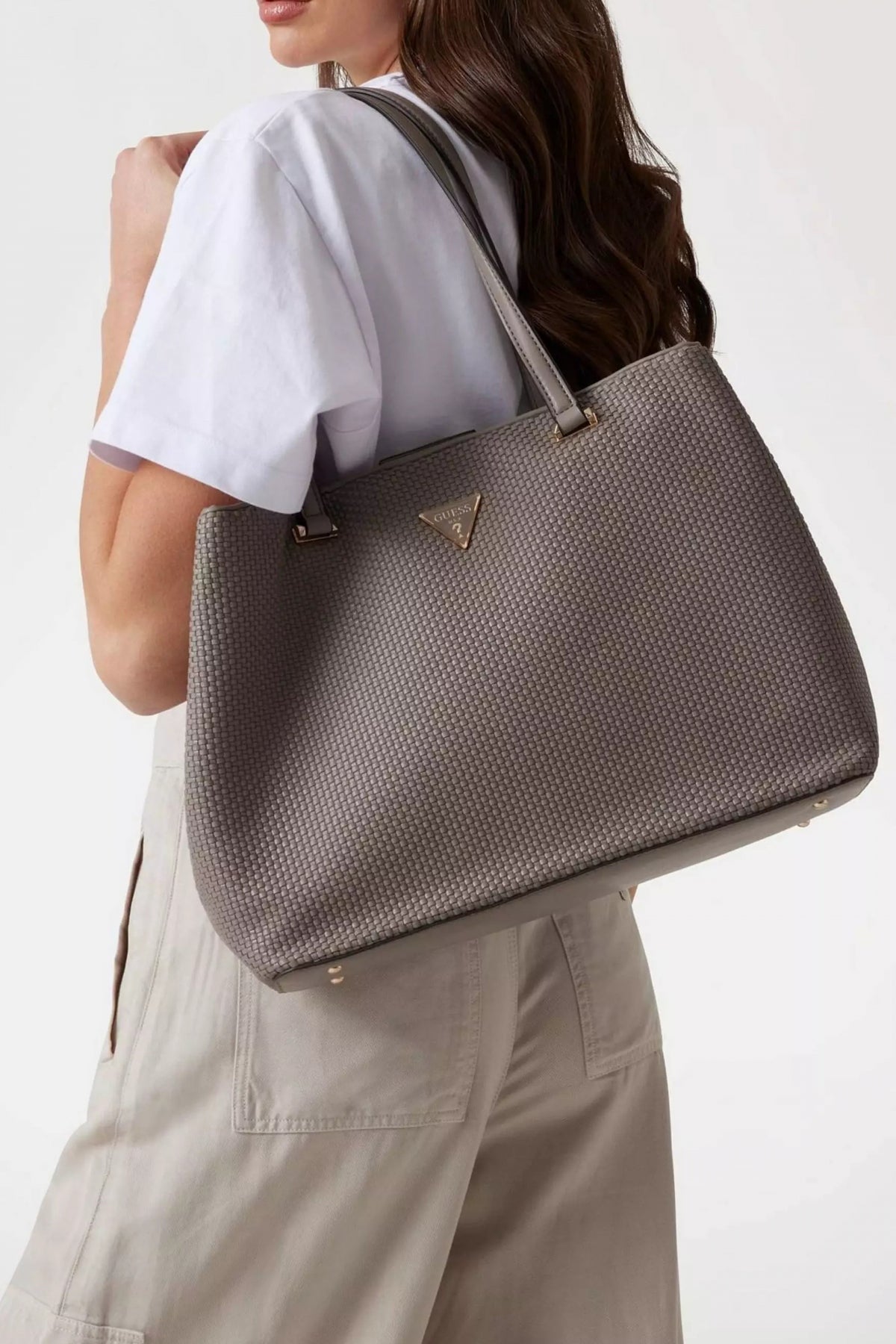 GUESS PHAEDRA TOTE en color MARRON (4)