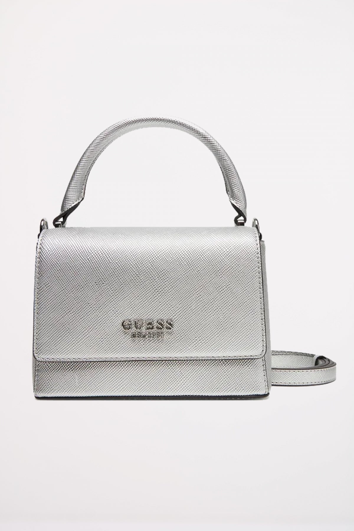 GUESS FEDANA TOP HANDLE en color PLATA (1)