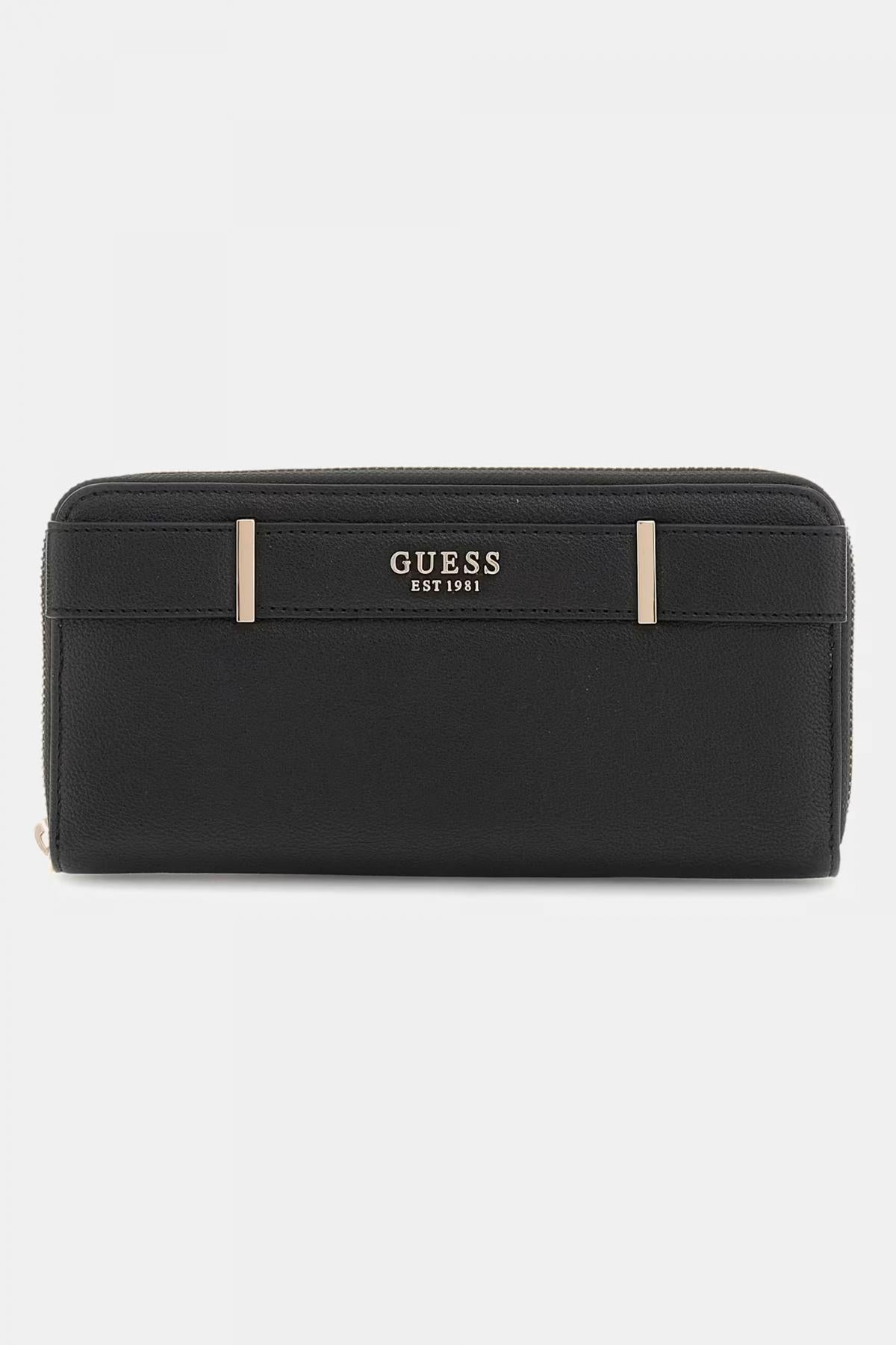 GUESS ANADELA SLG LARGE ZIP en color NEGRO (1)