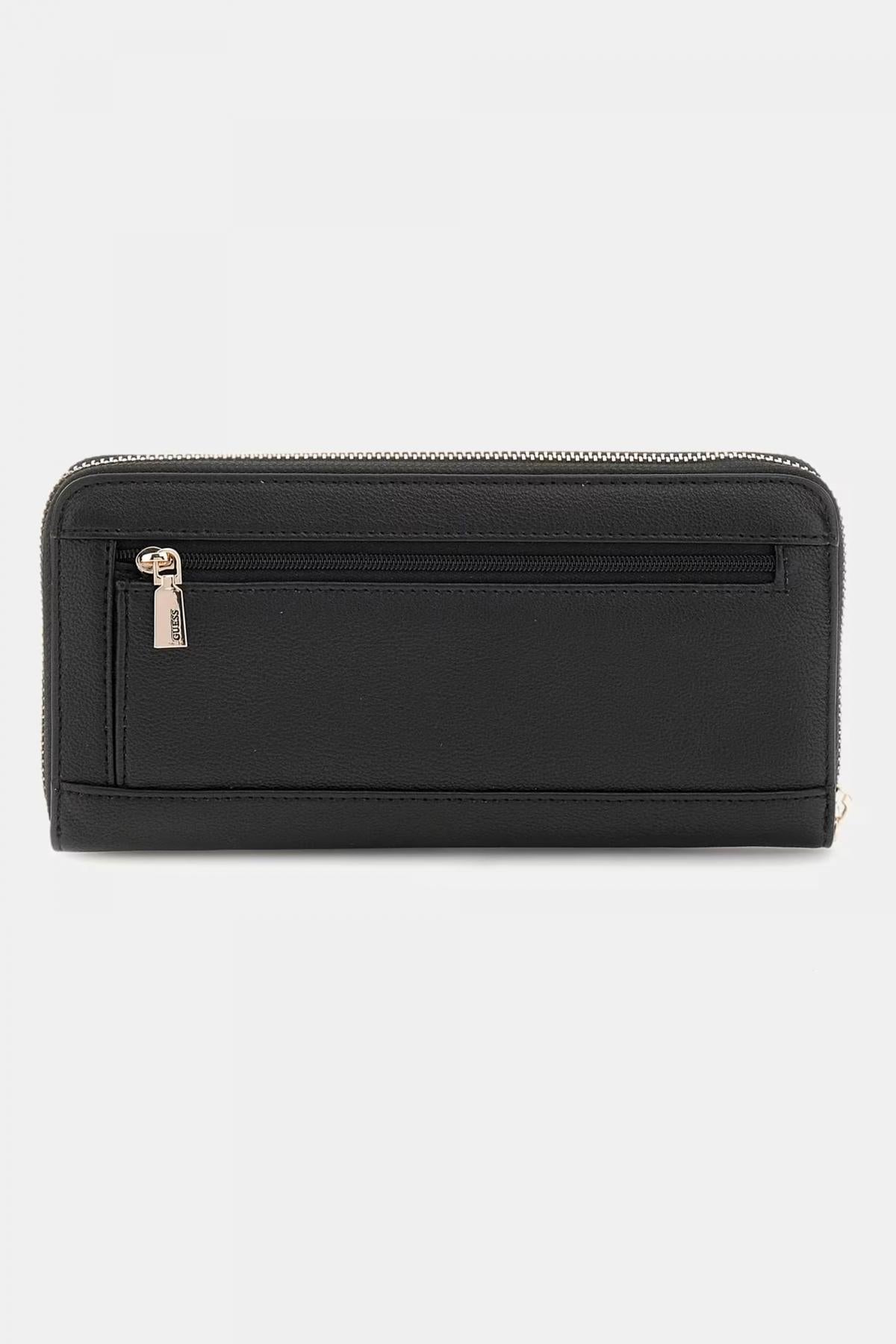 GUESS ANADELA SLG LARGE ZIP en color NEGRO (2)