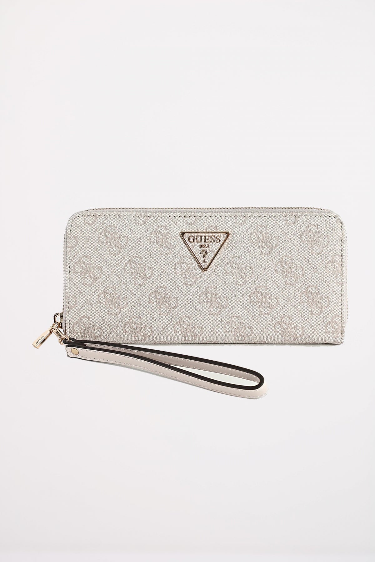 GUESS LAUREL SLG LARGE ZIP en color BLANCO (1)