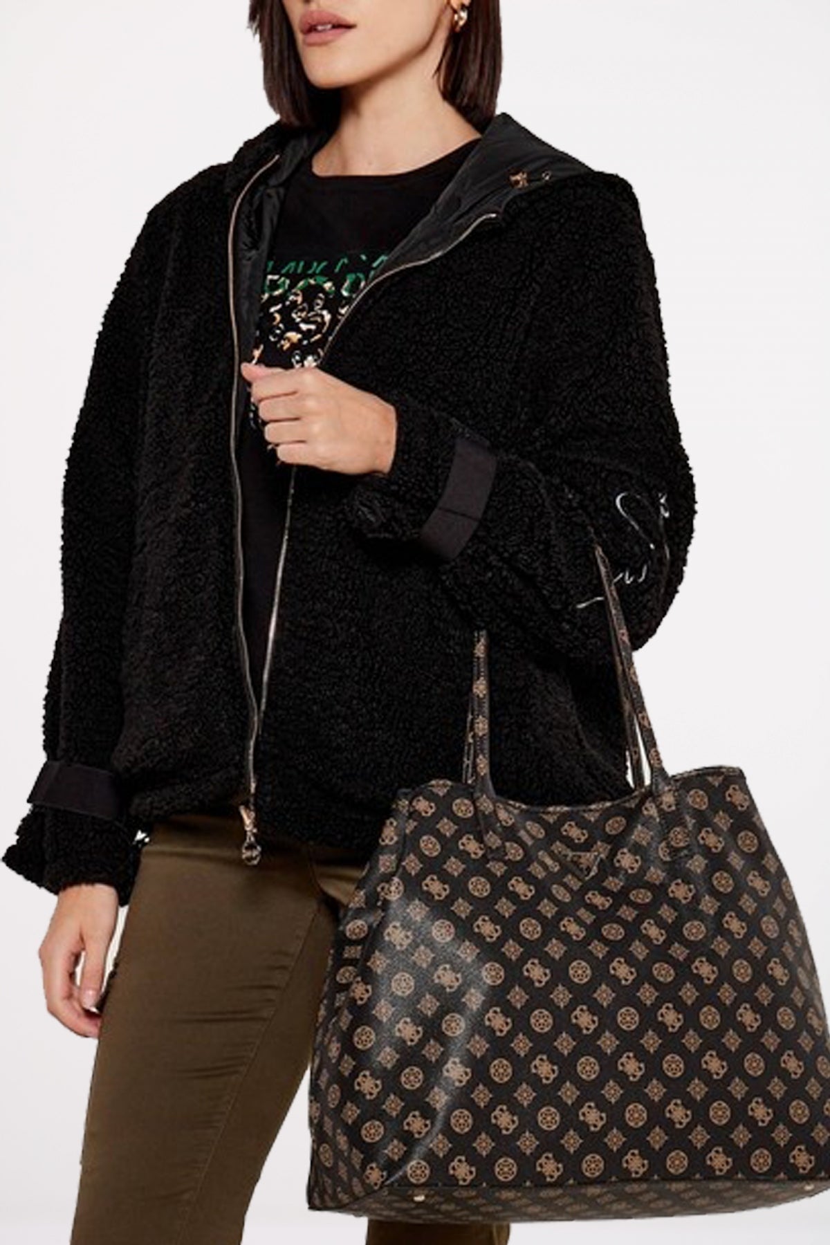 GUESS HWEPQ en color MARRON (4)