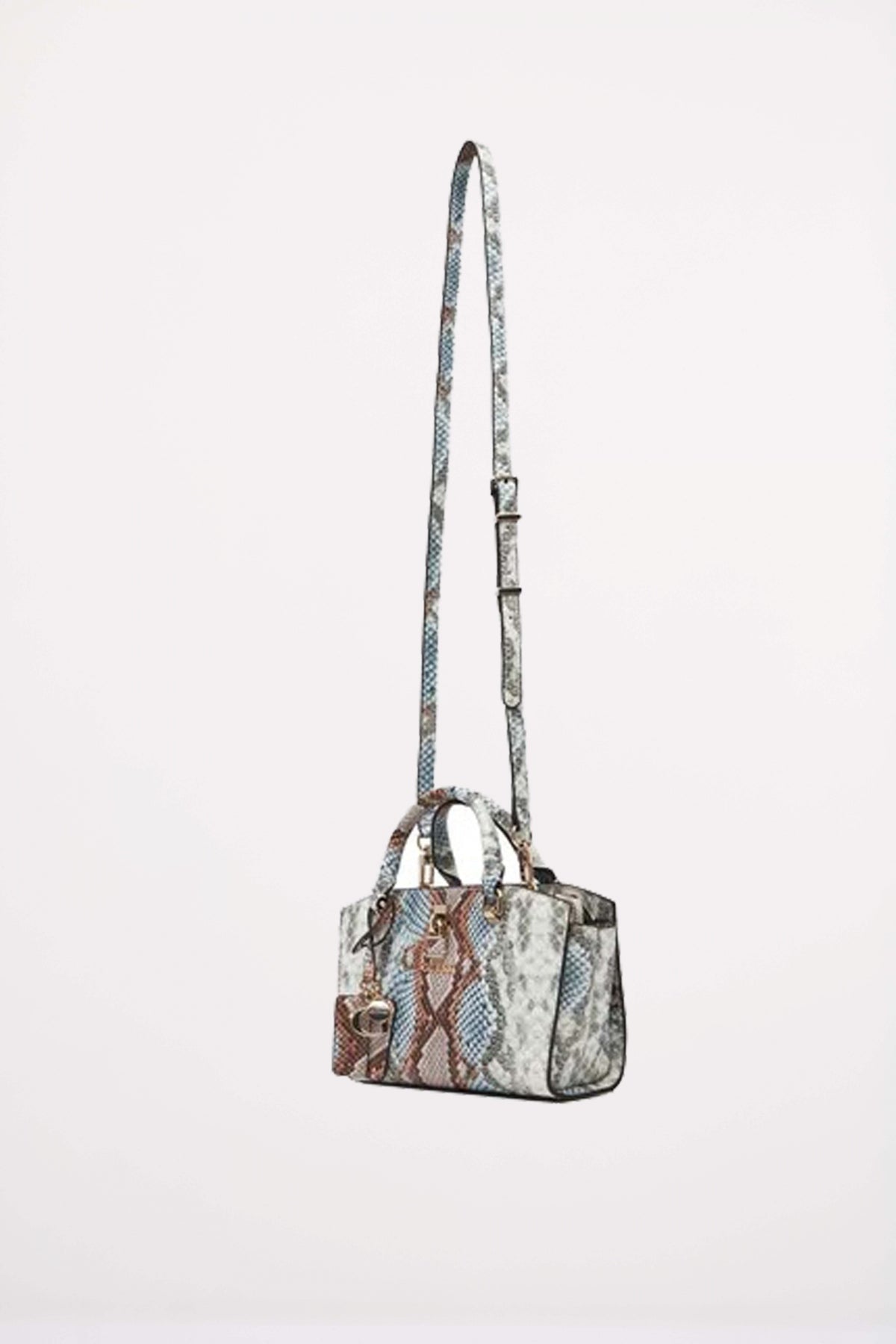 GUESS HWKG MINI SATCHEL en color ANIMAL PRINT (2)