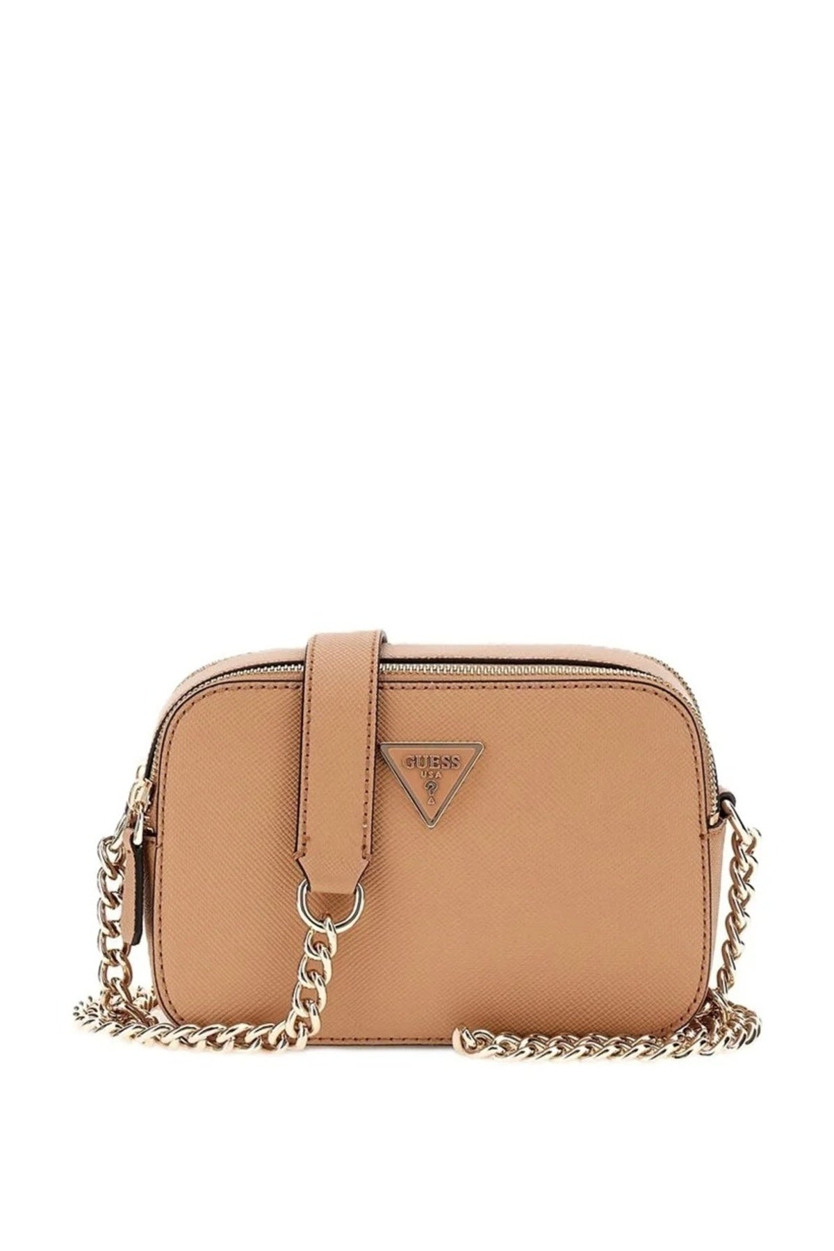 GUESS HWZG NOELLE II CROSSBODY CA en color MARRON CLARO (1)