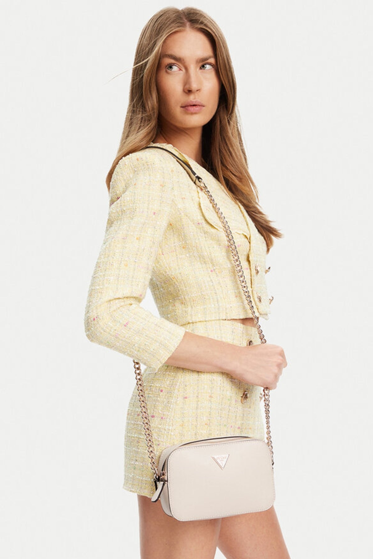 GUESS NOELLE II CROSSBODY CA en color BEIS (5)