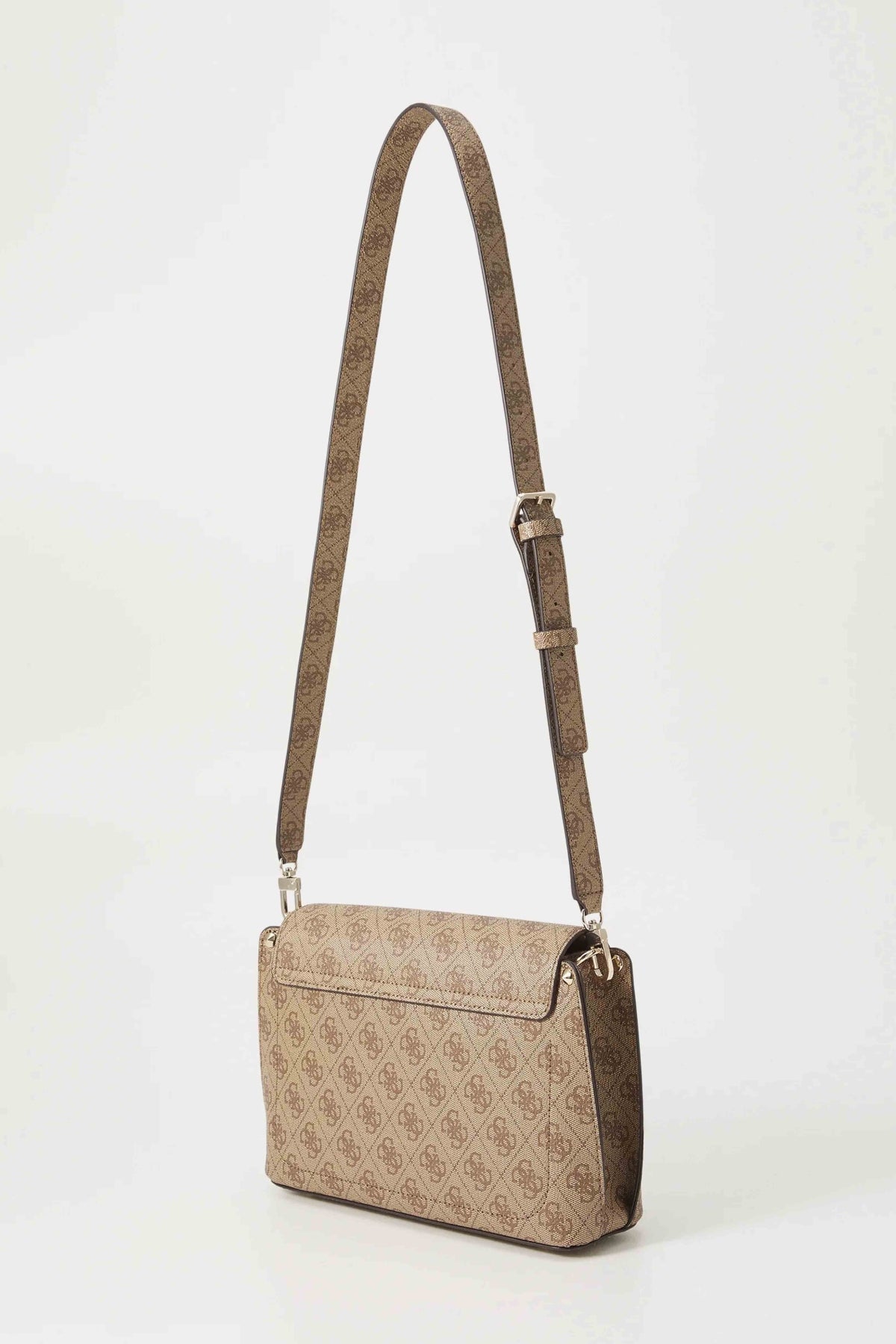 GUESS MERIDIAN II FLAP CROSS en color MARRON (2)