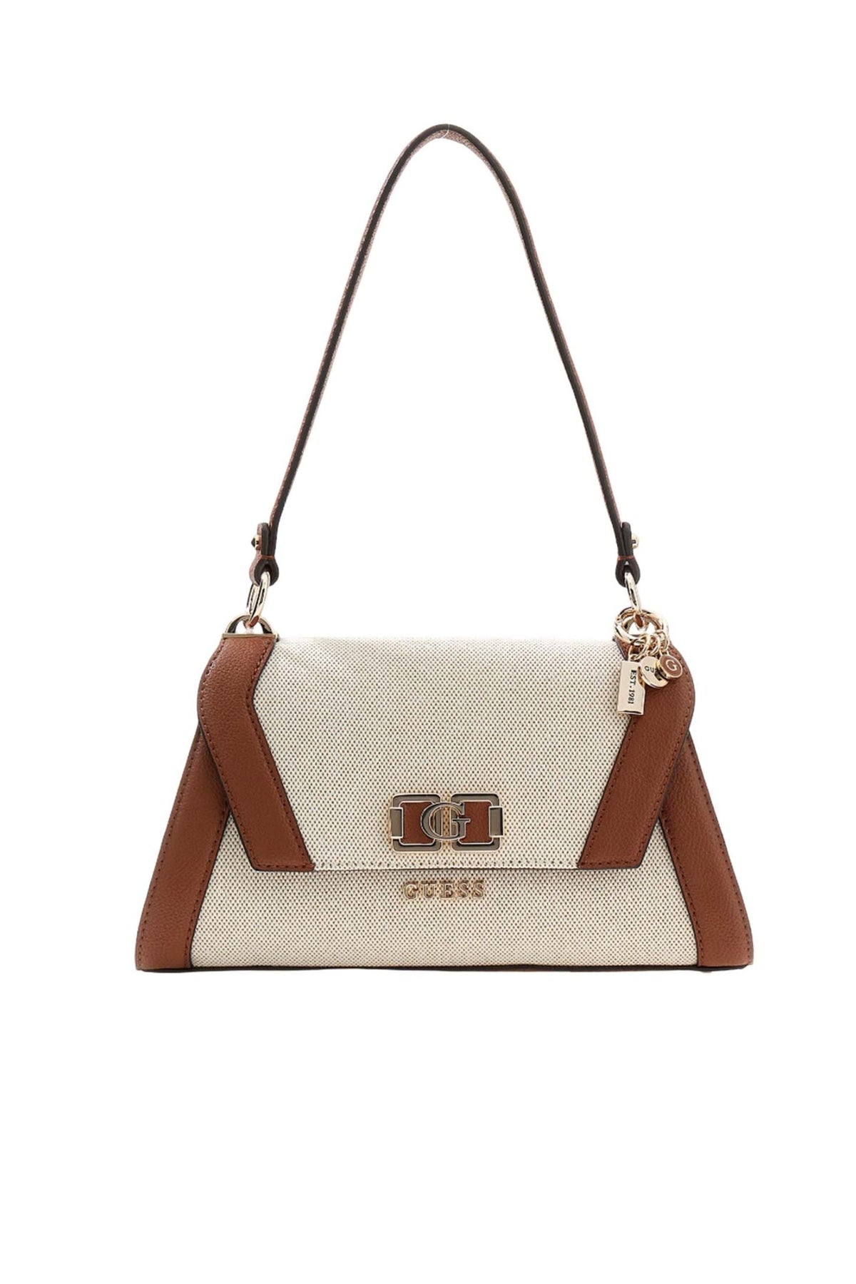 GUESS KARNILLA FLAP SHOULDER en color BEIS (3)